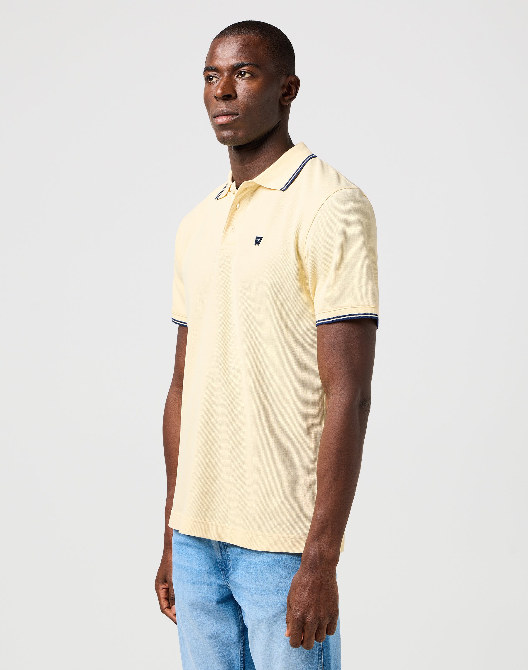 Polo Shirt in Banana Crepe T-Shirts Wrangler