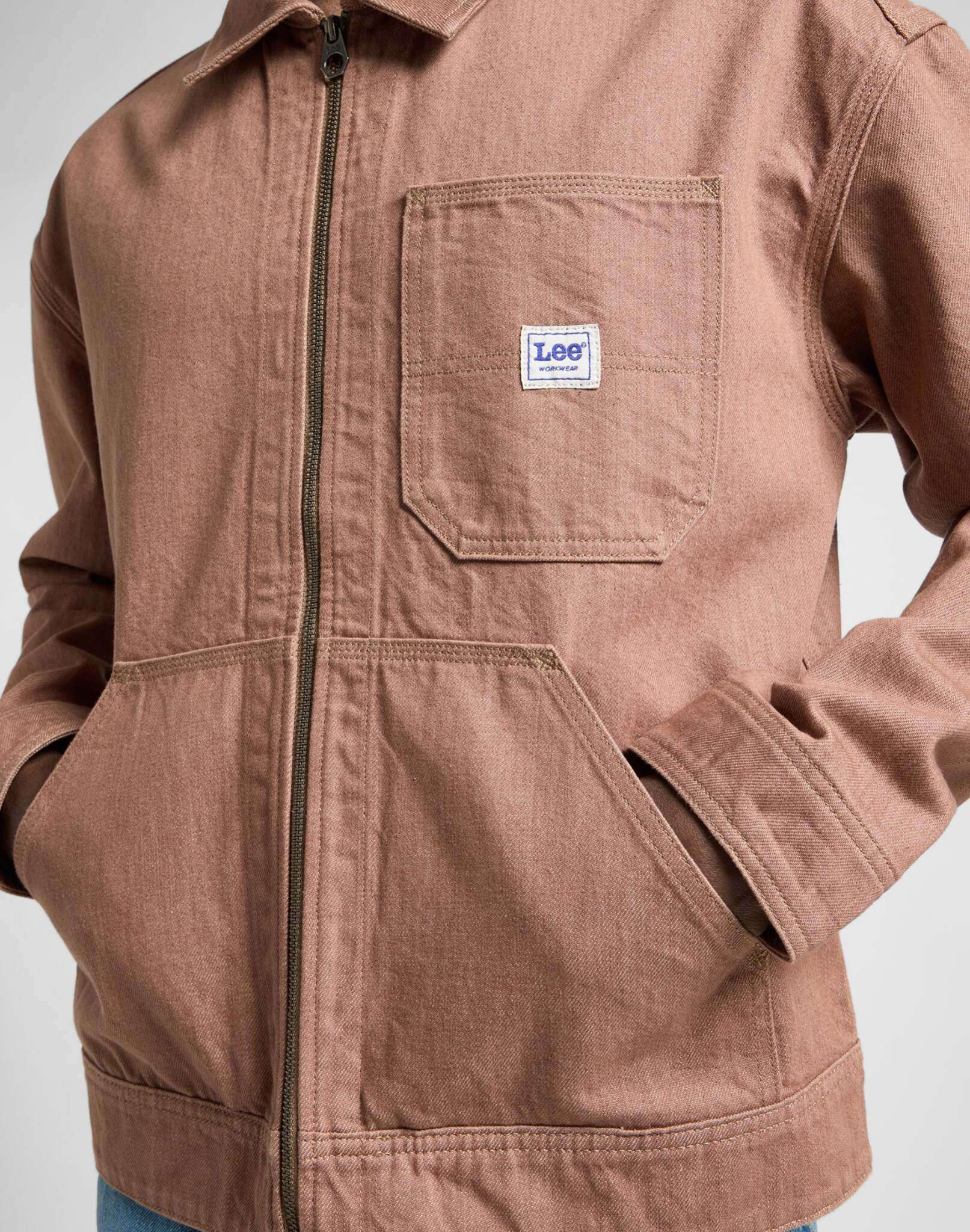 91W Workwear Jacket in Earth Clay Jackets Lee