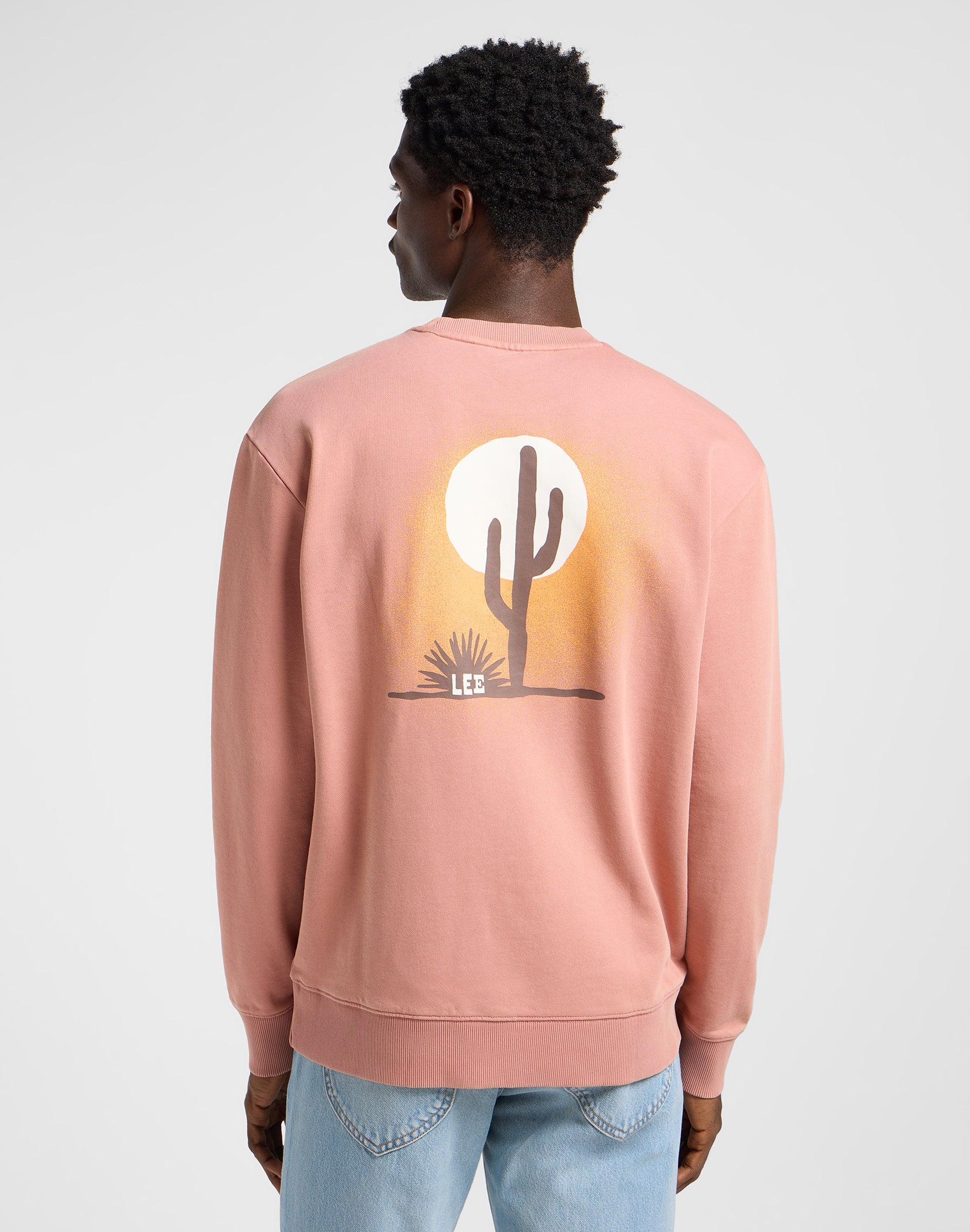 Regular Graphic Sws in Sepia Sweatshirts Lee