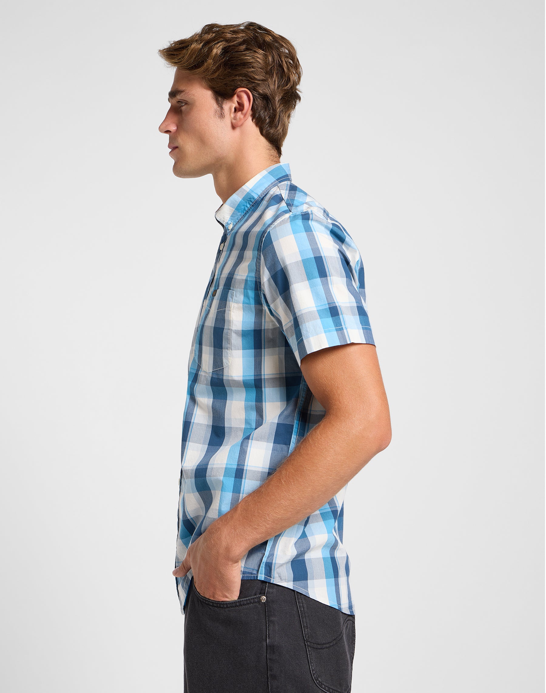 Lee Button Down Ss in Orion Shirts Lee