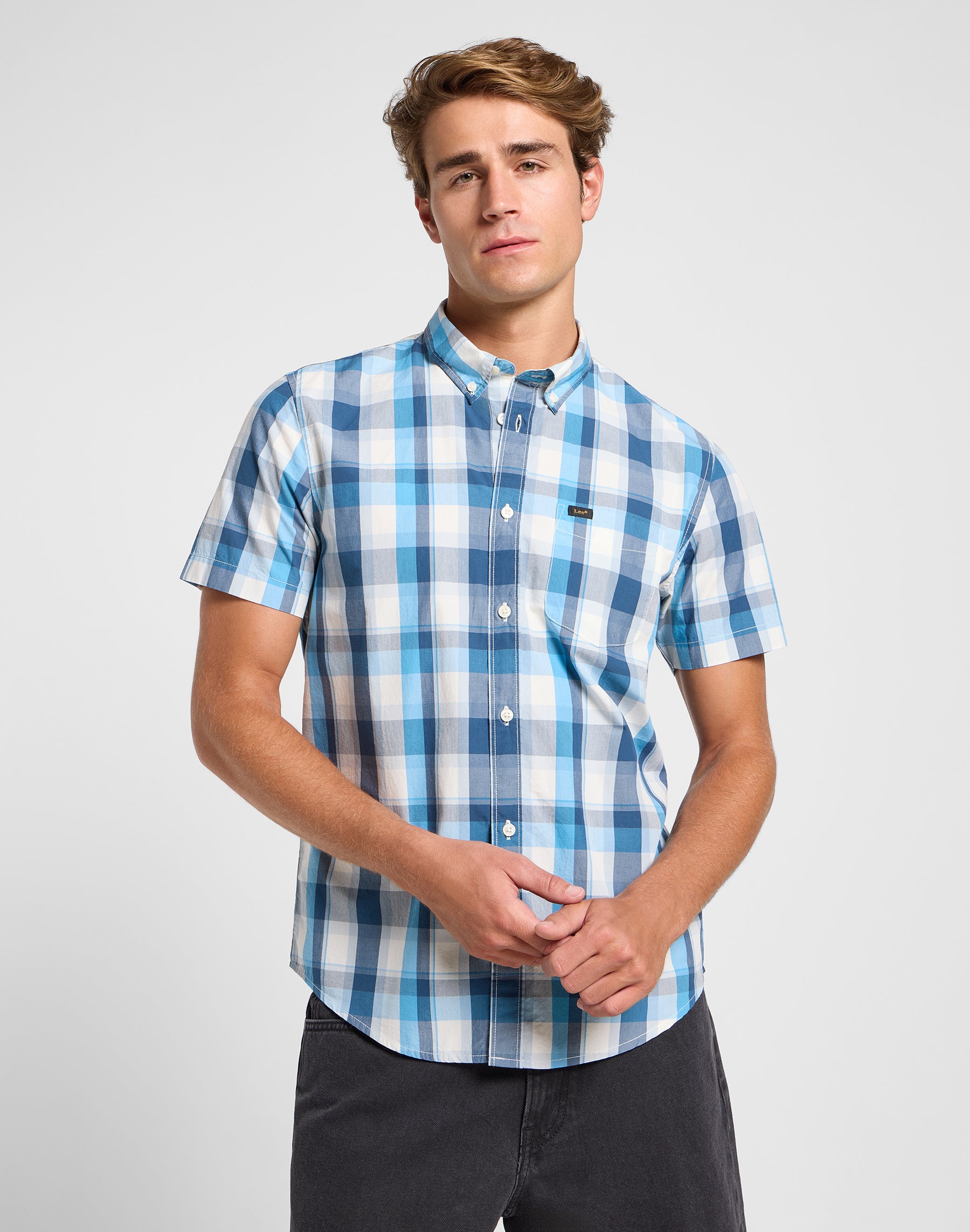 Lee Button Down Ss in Orion Shirts Lee