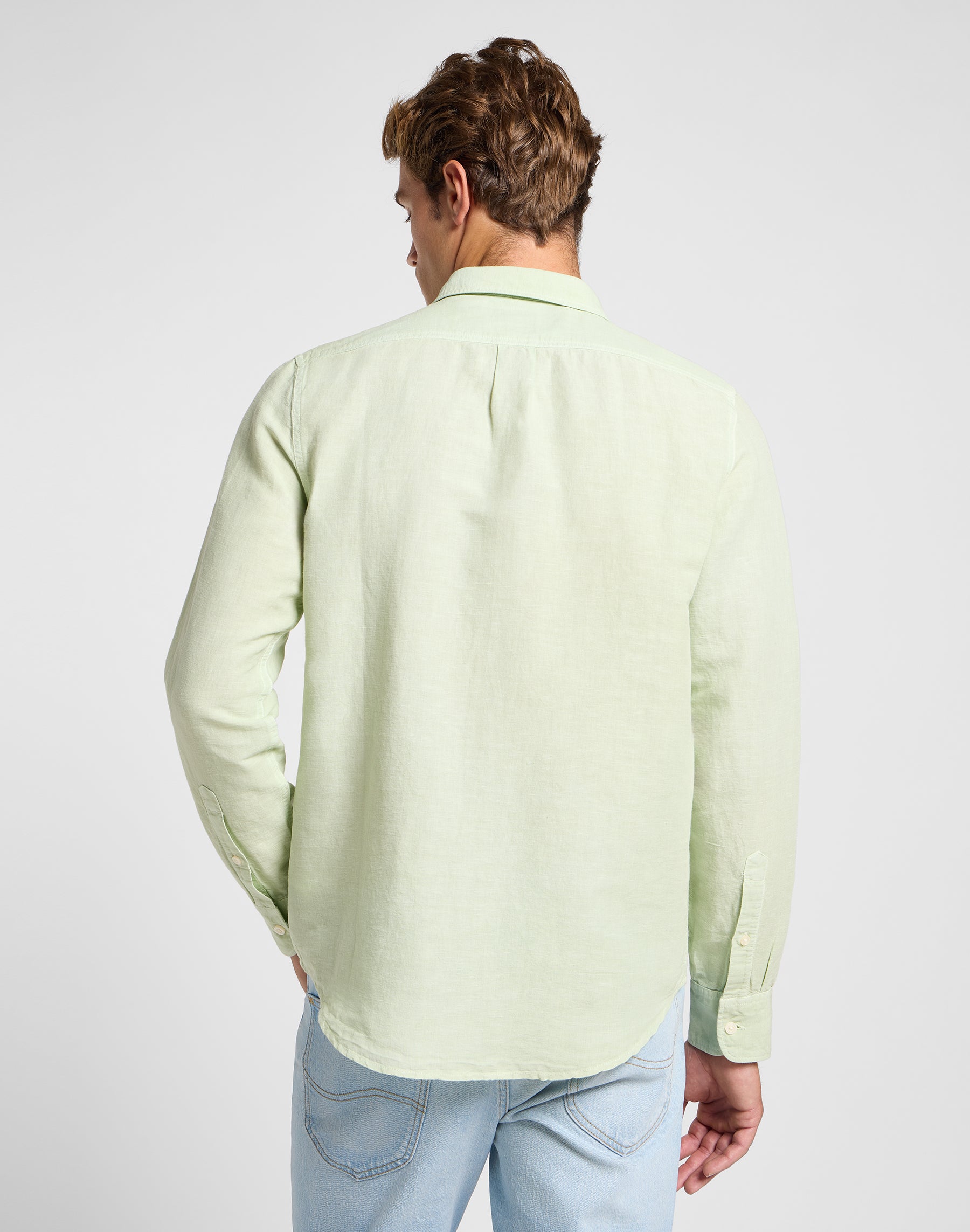 Patch Shirt in Soft Sage Shirts Lee