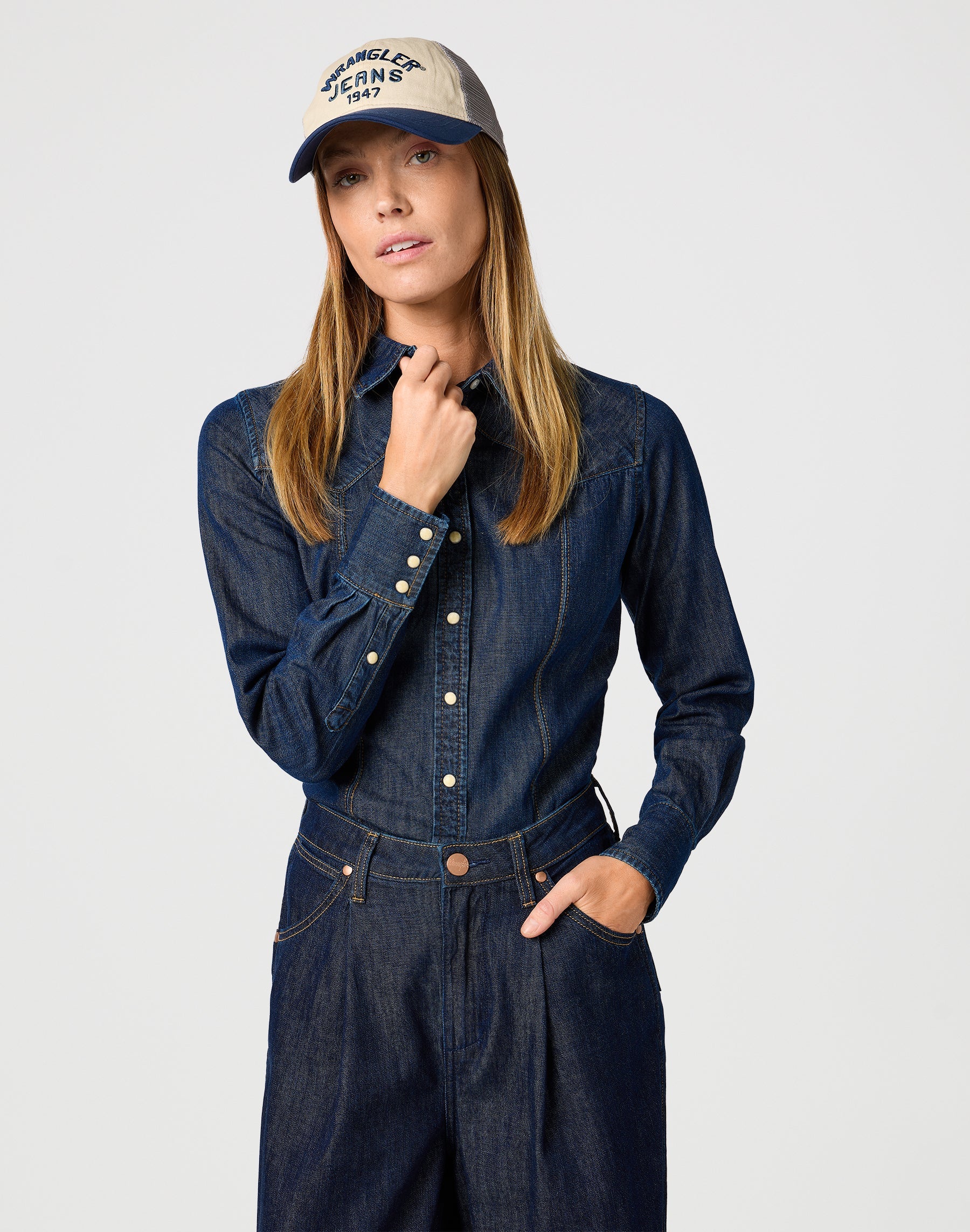 Trucker Cap in Drizzle Caps Wrangler