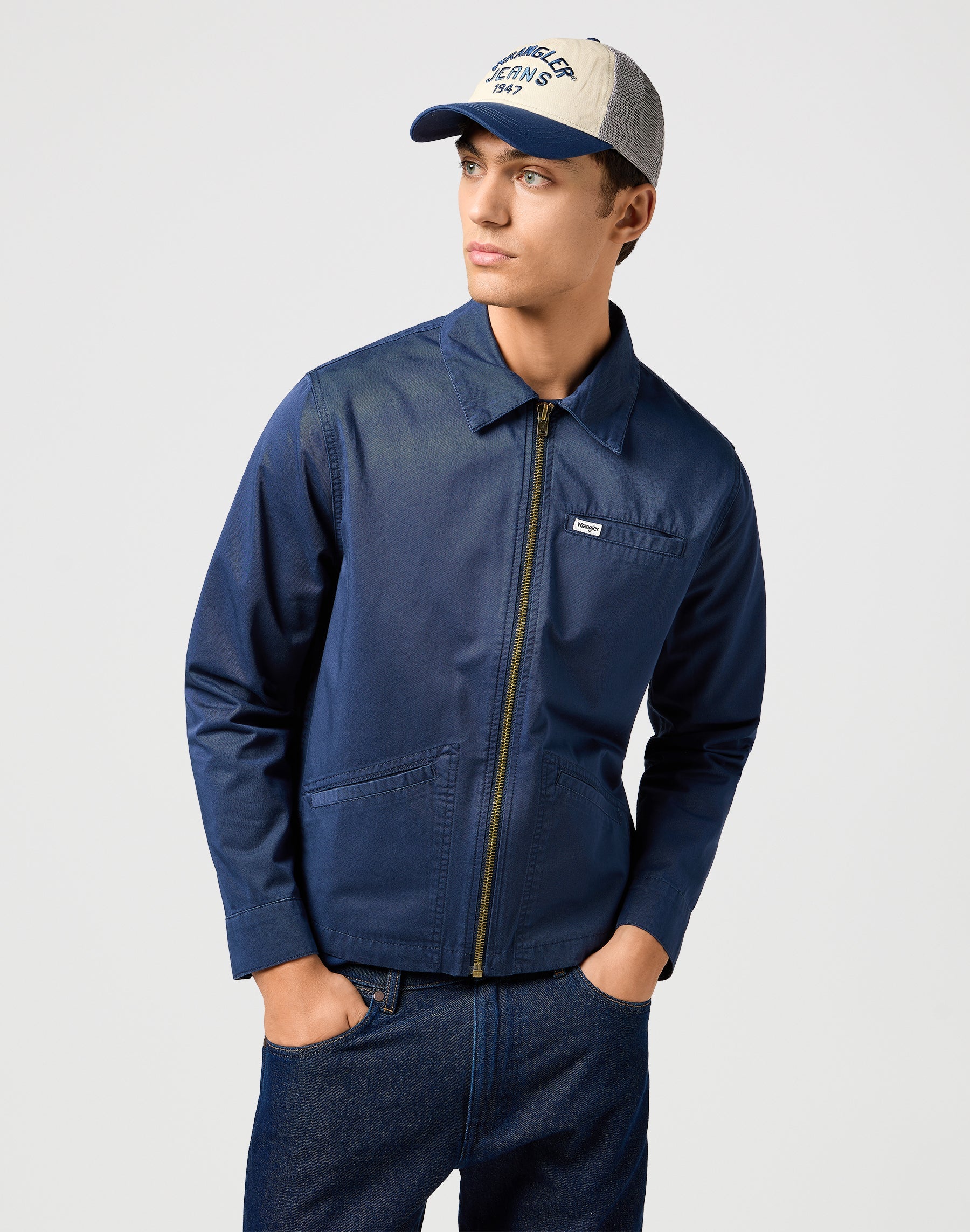 Trucker Cap in Drizzle Caps Wrangler