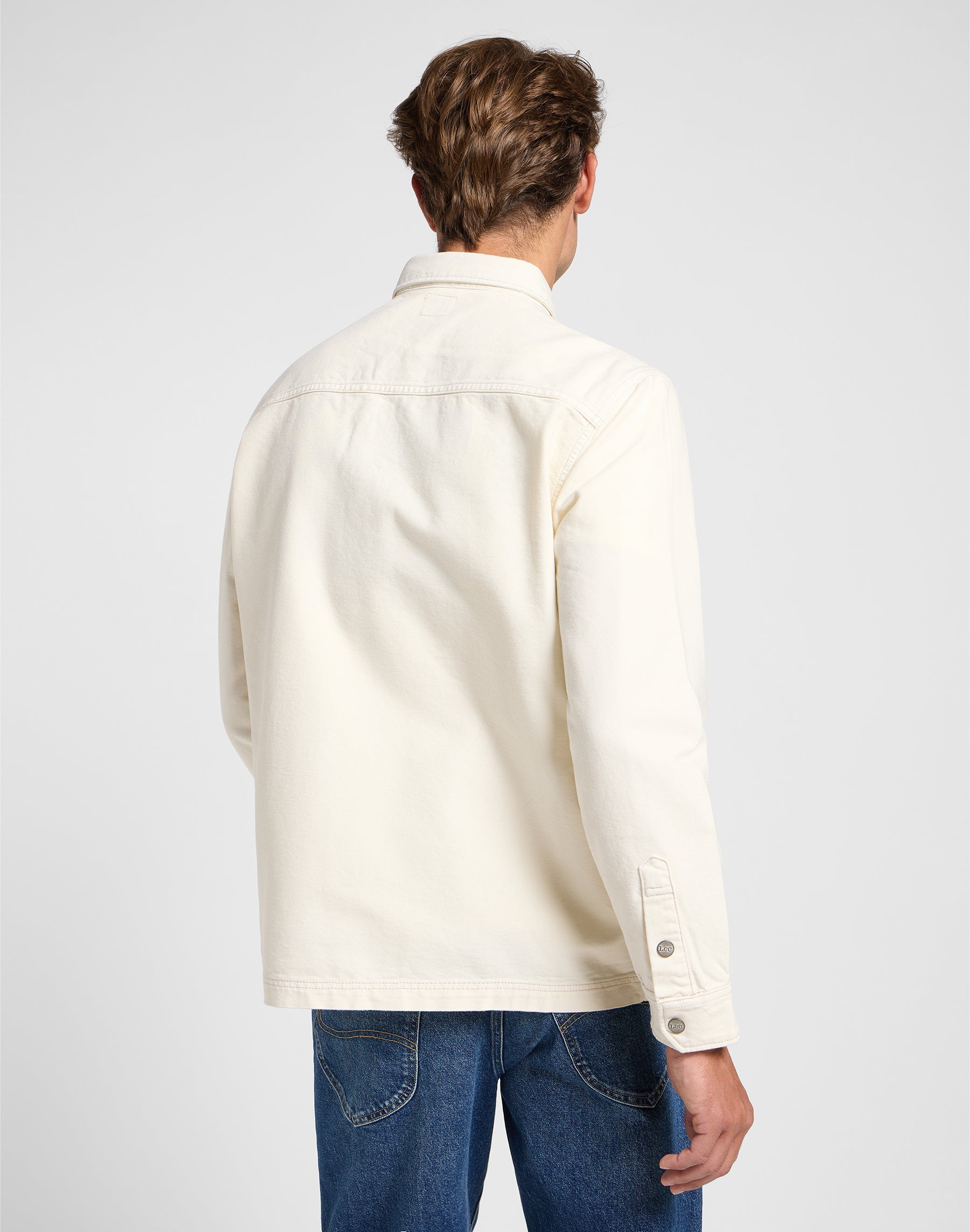 Workwear overshirt in ecru shirts Lee