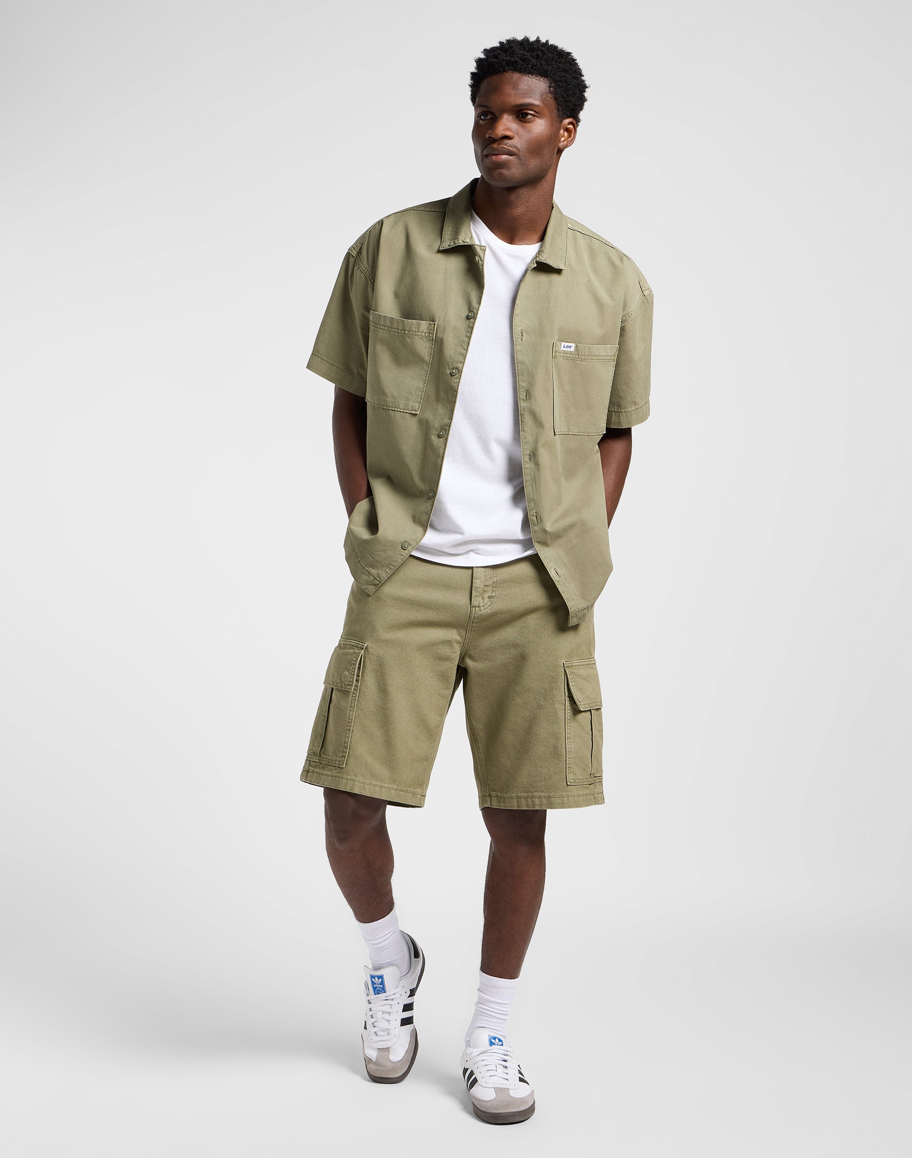 Cargo Short in Mercantile Green Shorts Lee