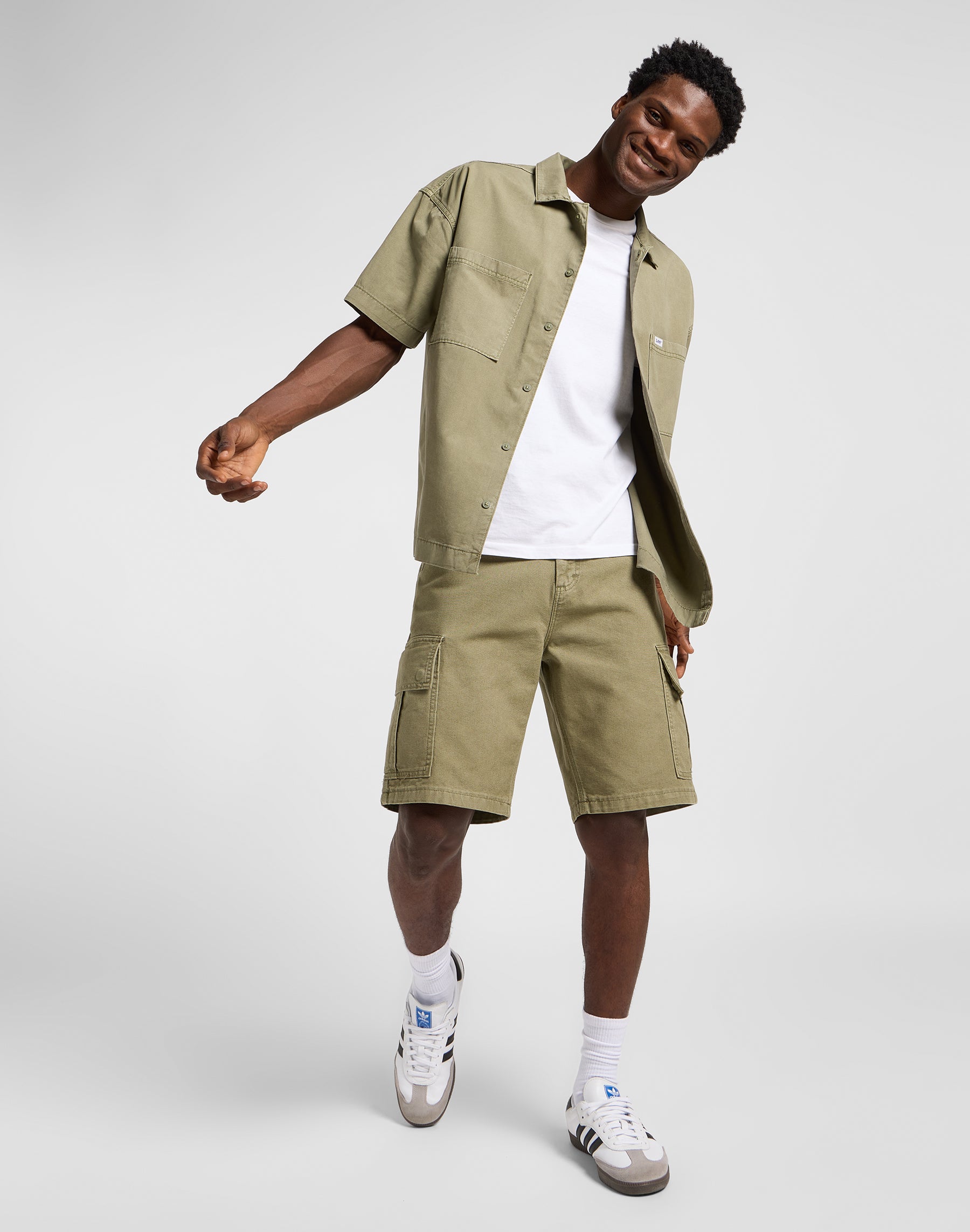 Cargo Short in Mercantile Green Shorts Lee