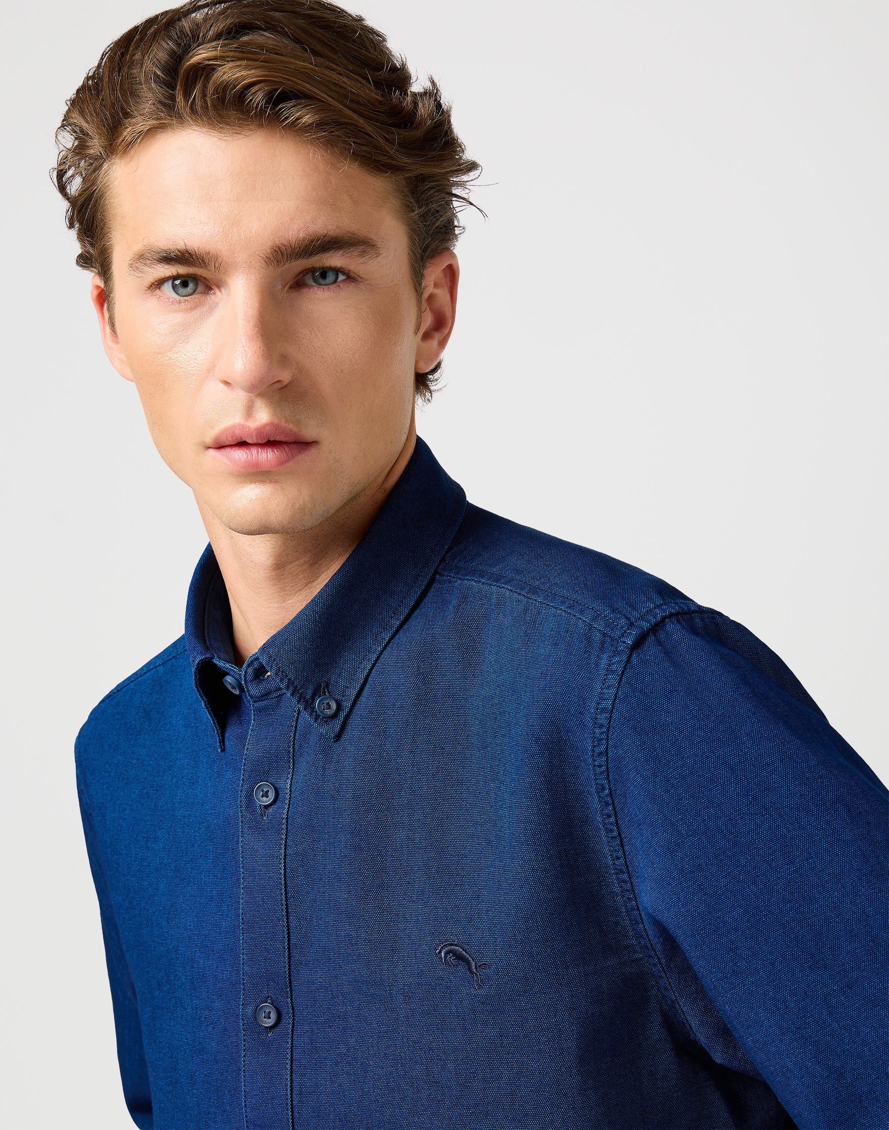 Oxford shirt in Indigo Oxford shirts Wrangler