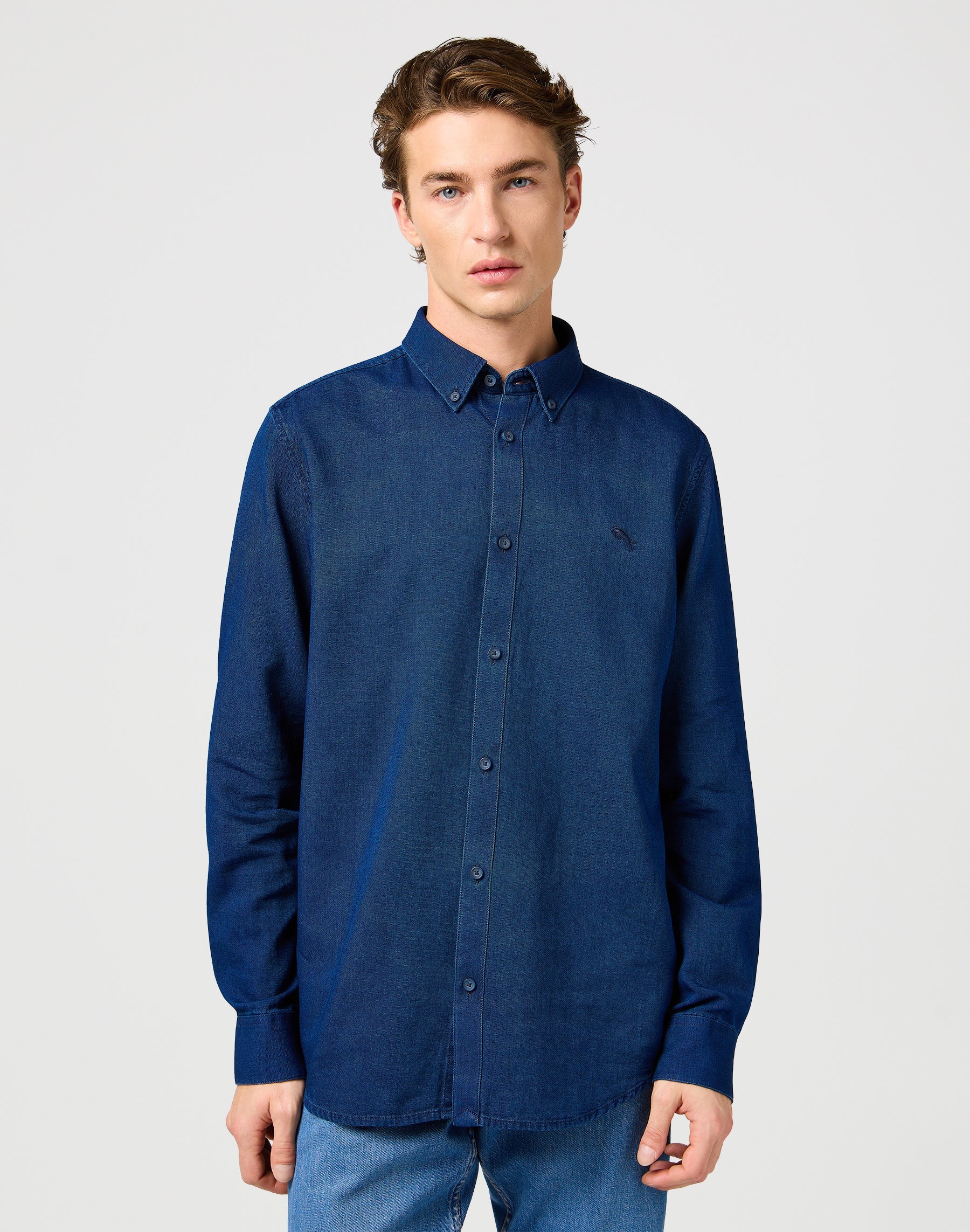 Oxford shirt in Indigo Oxford shirts Wrangler