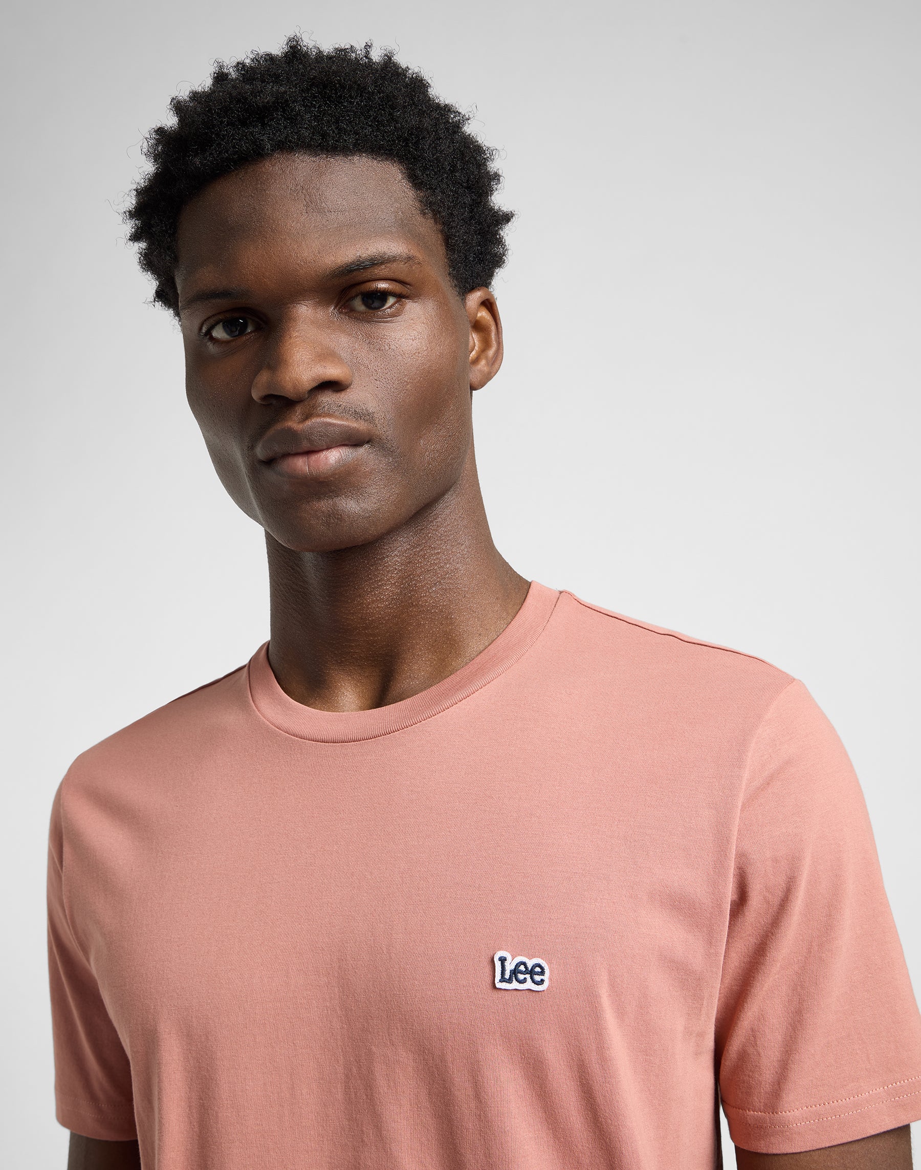 Ss Patch Logo Tee in Sepia T-Shirts Lee