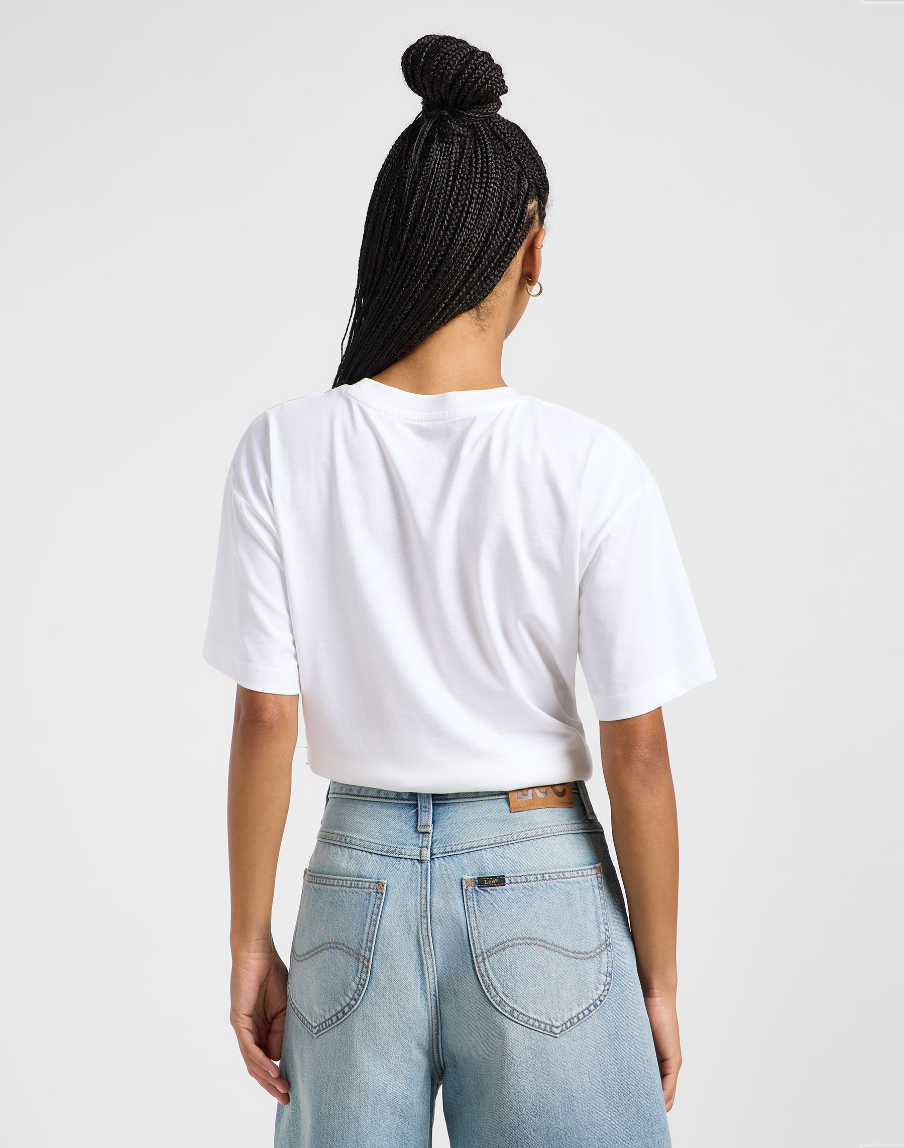 Graphic Tee in Bright White T-Shirts Lee