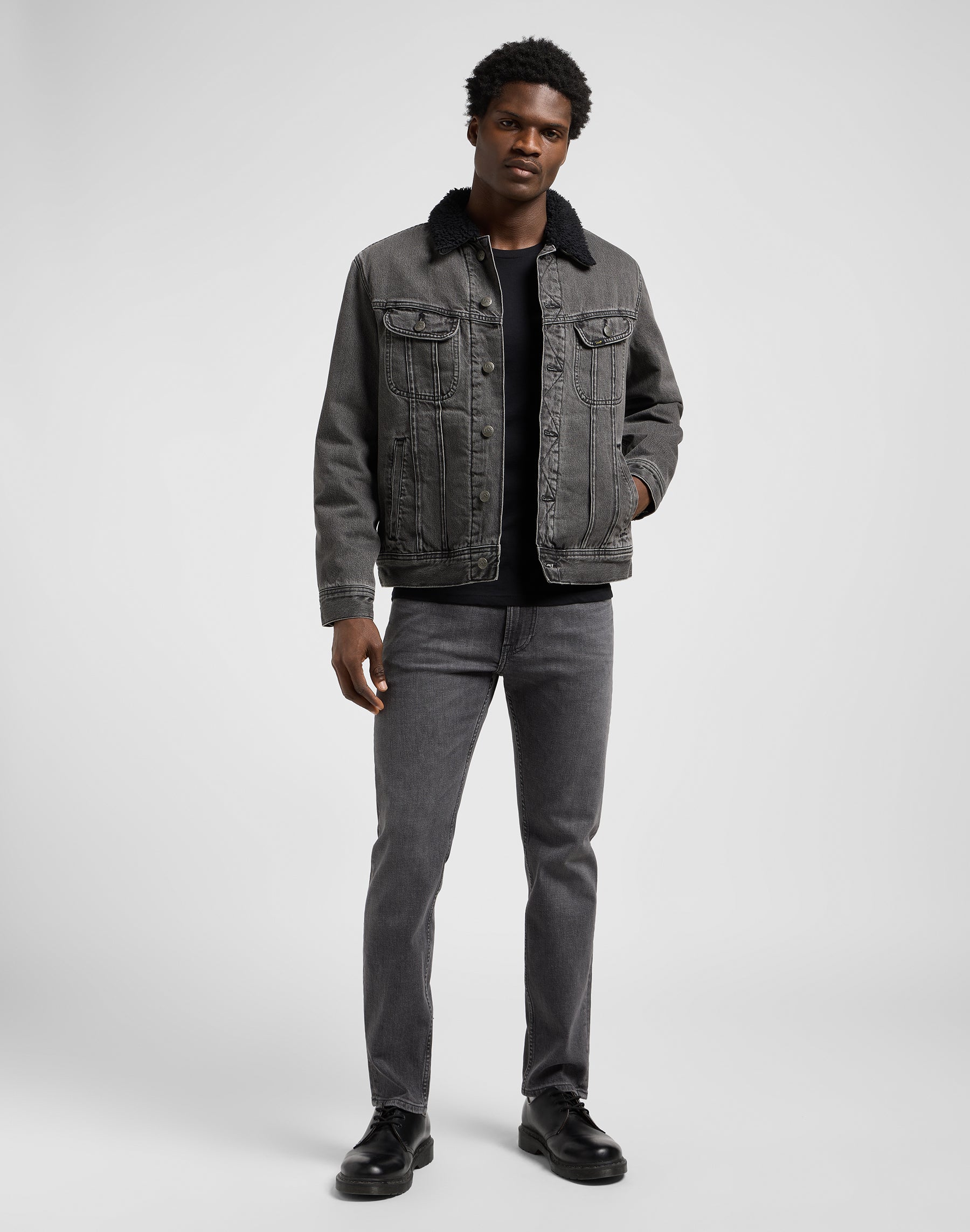 Sherpa Jacket in Deep Obsidian Jackets Lee