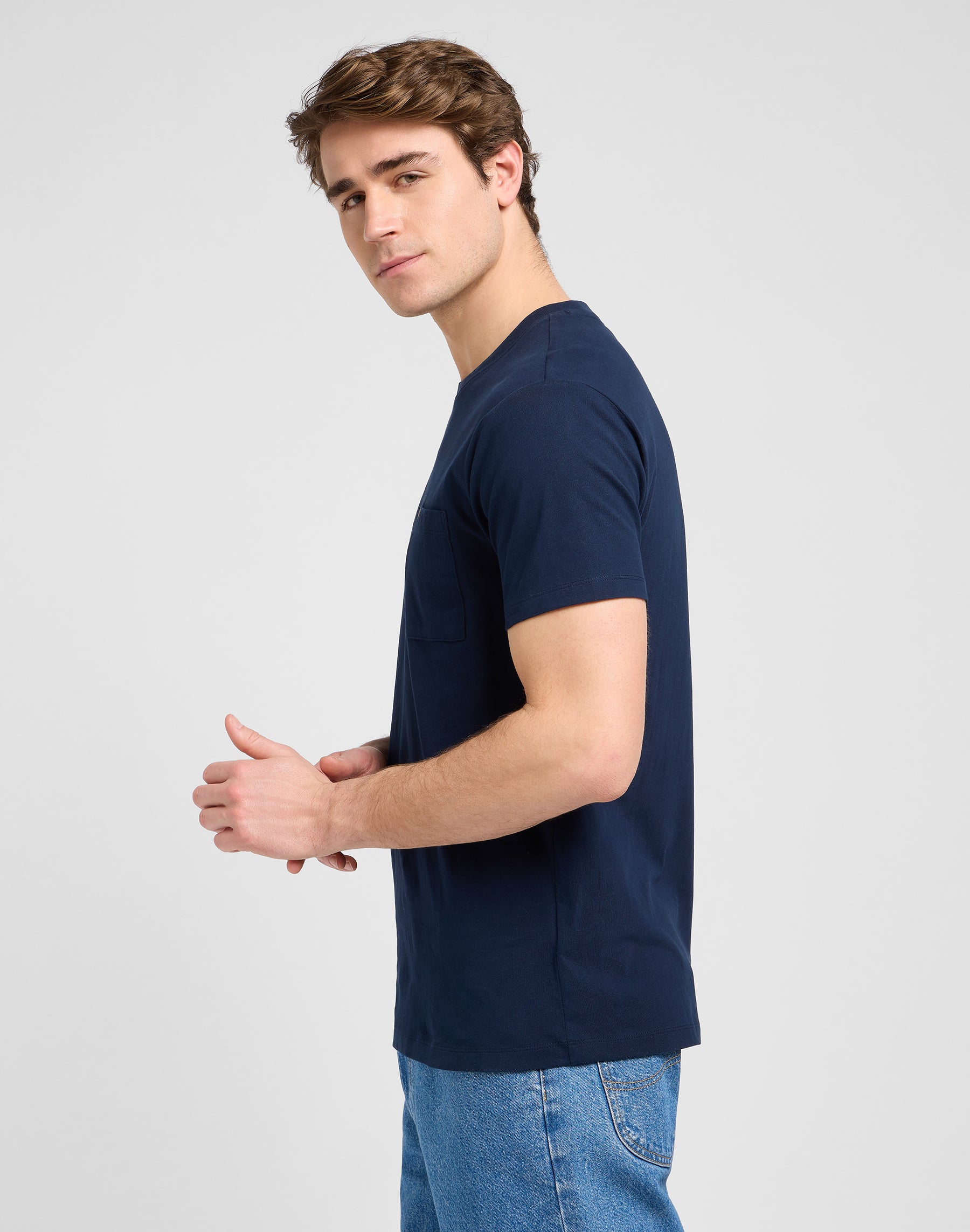 Ultimate Pocket Tee in Rivet Navy T-Shirts Lee
