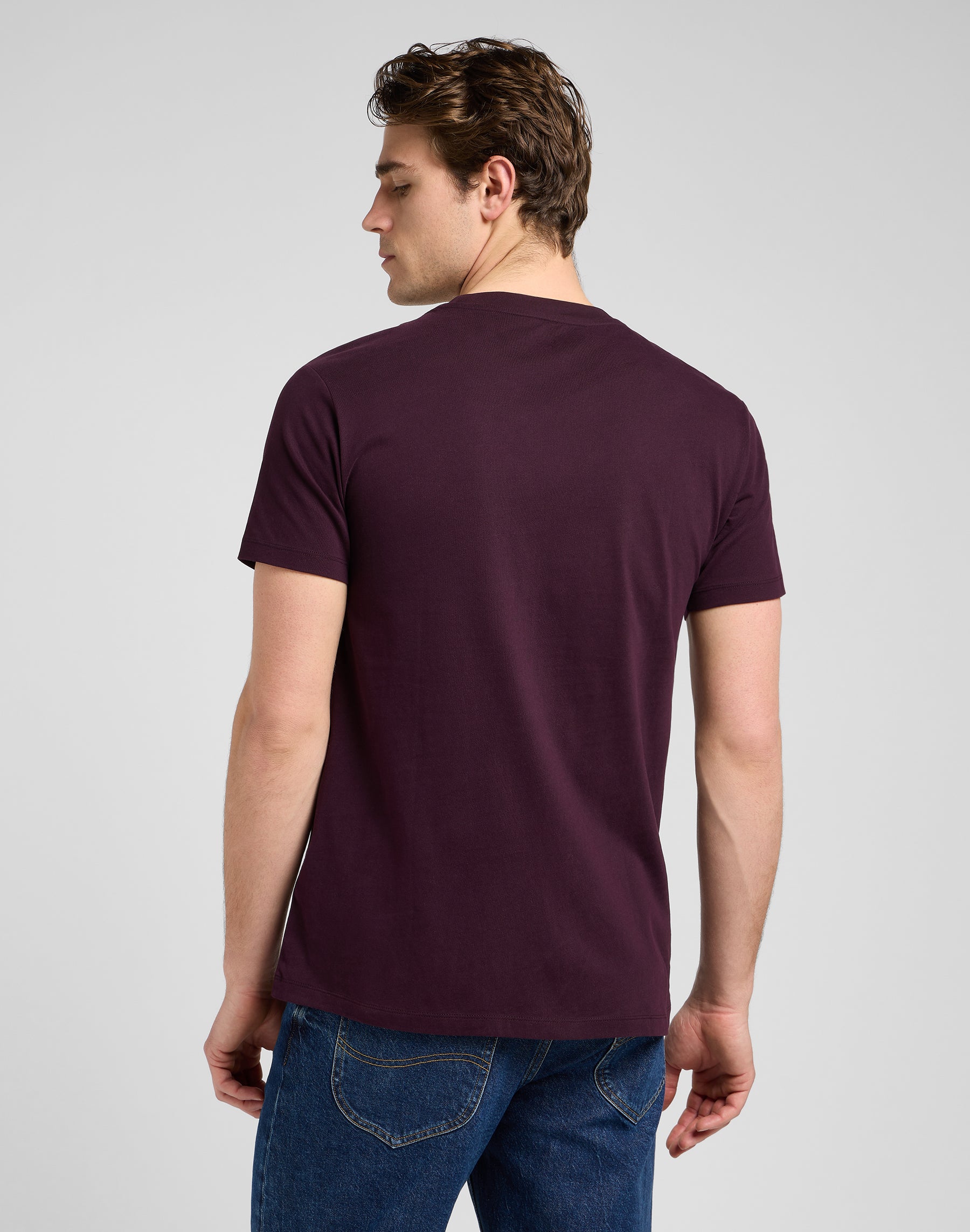 Ultimate Pocket Tee in Deep Wine T-Shirts Lee