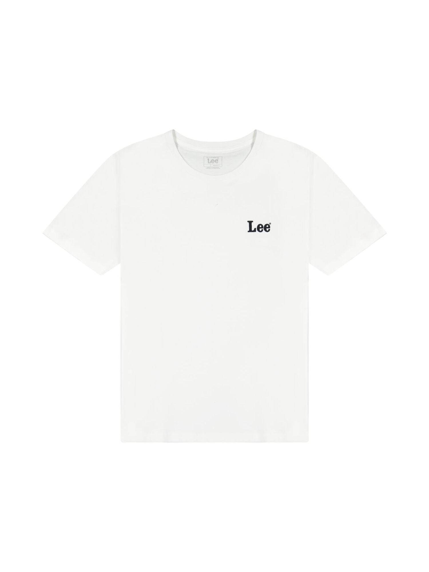 Ss Small Logo Tee in Bright White