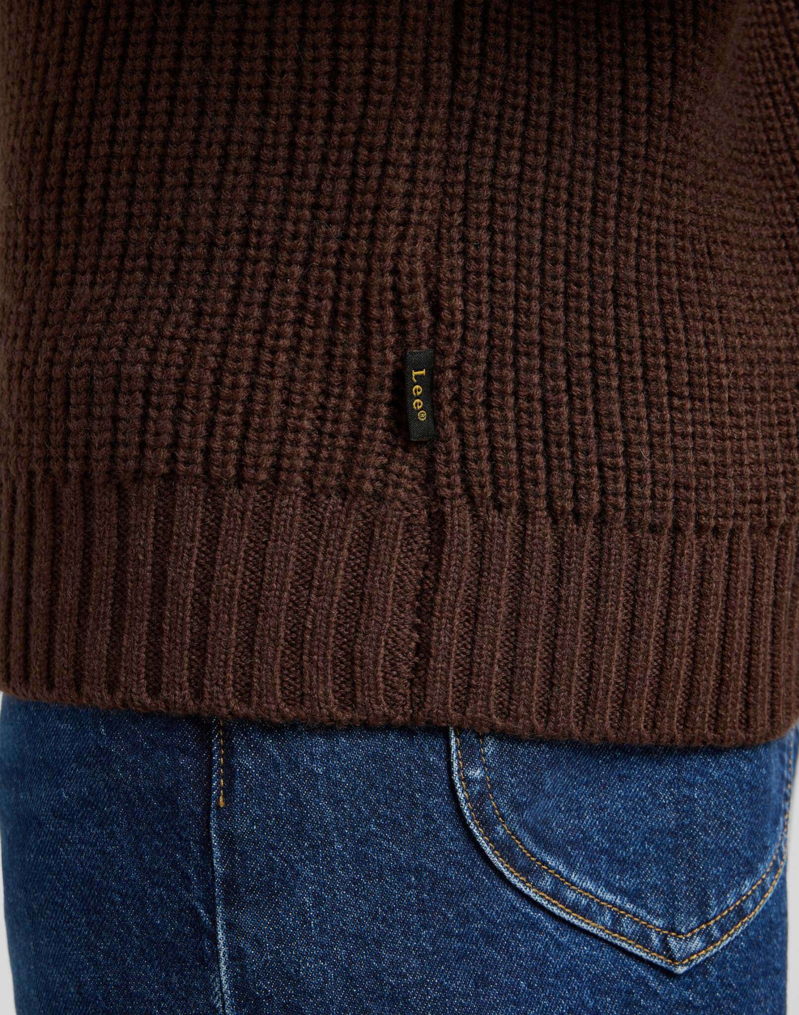 Chunky crew neck in Arabica sweater Lee