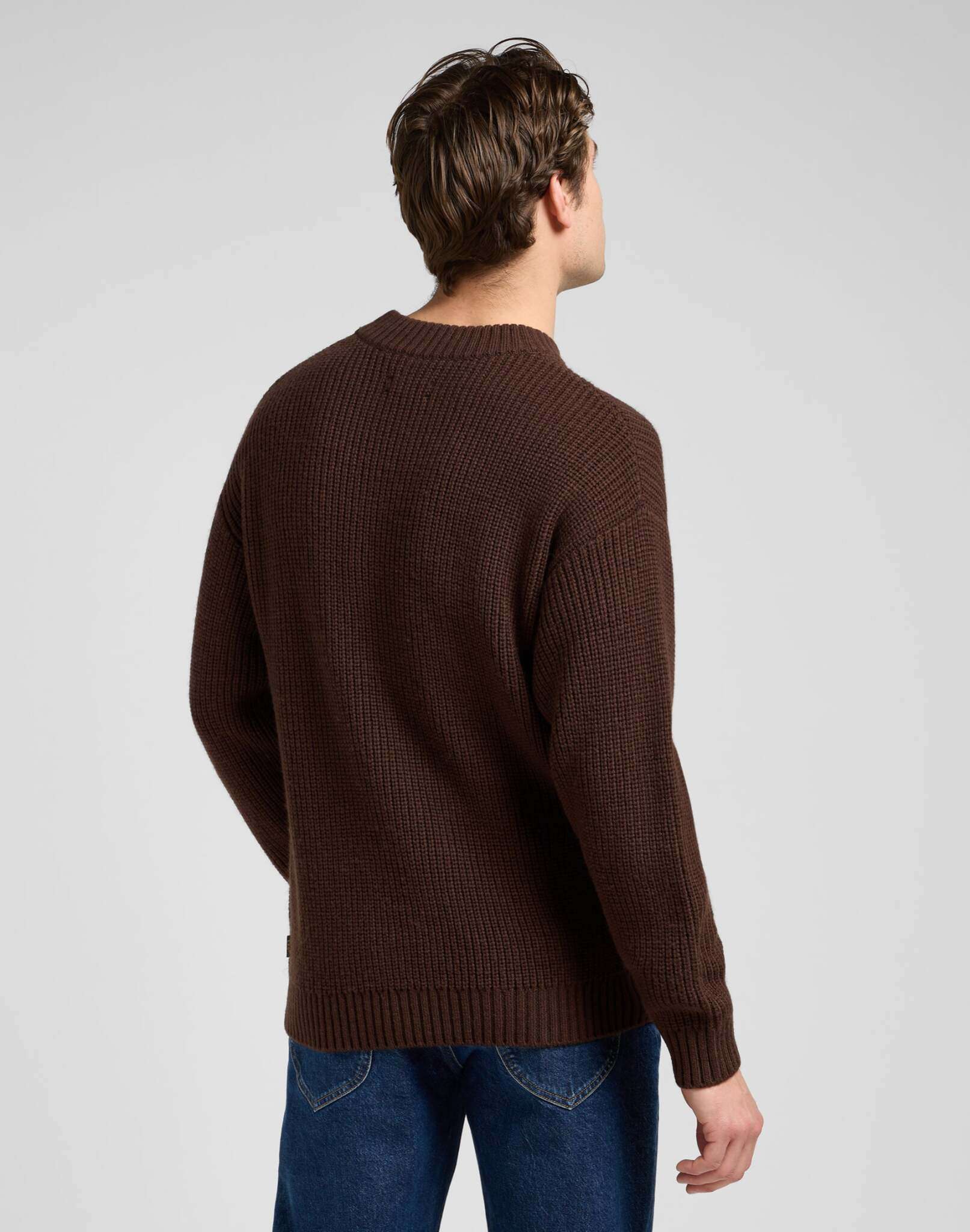 Chunky crew neck in Arabica sweater Lee
