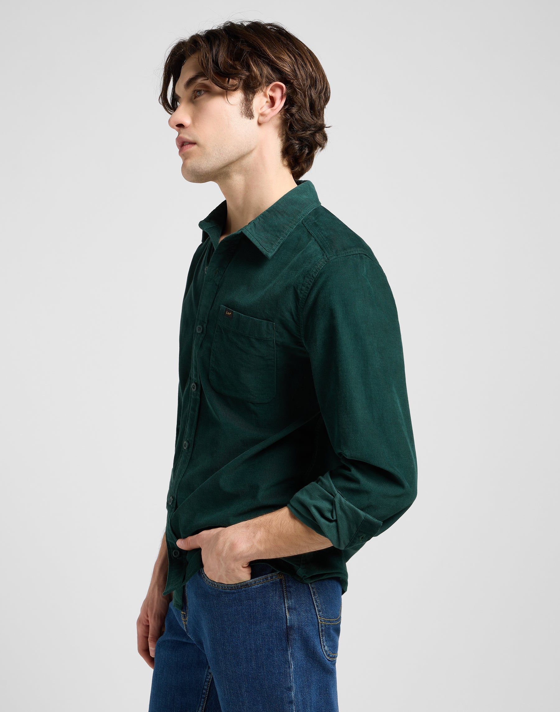 Leesure Shirt in Jade Forest Shirts Lee