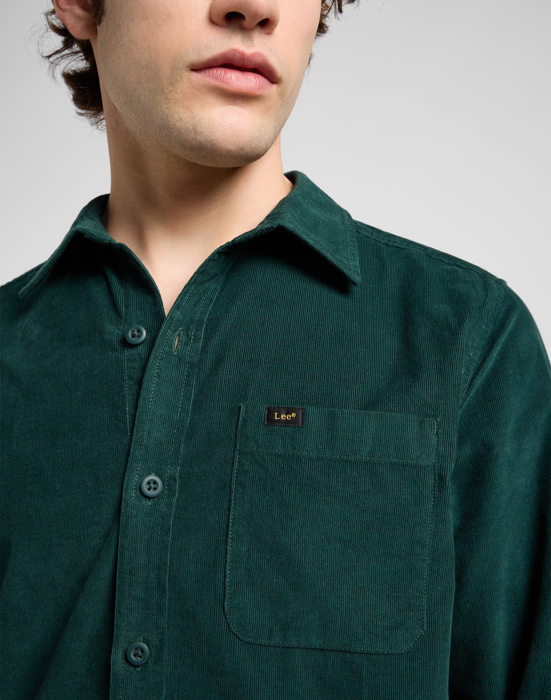 Leesure Shirt in Jade Forest Shirts Lee