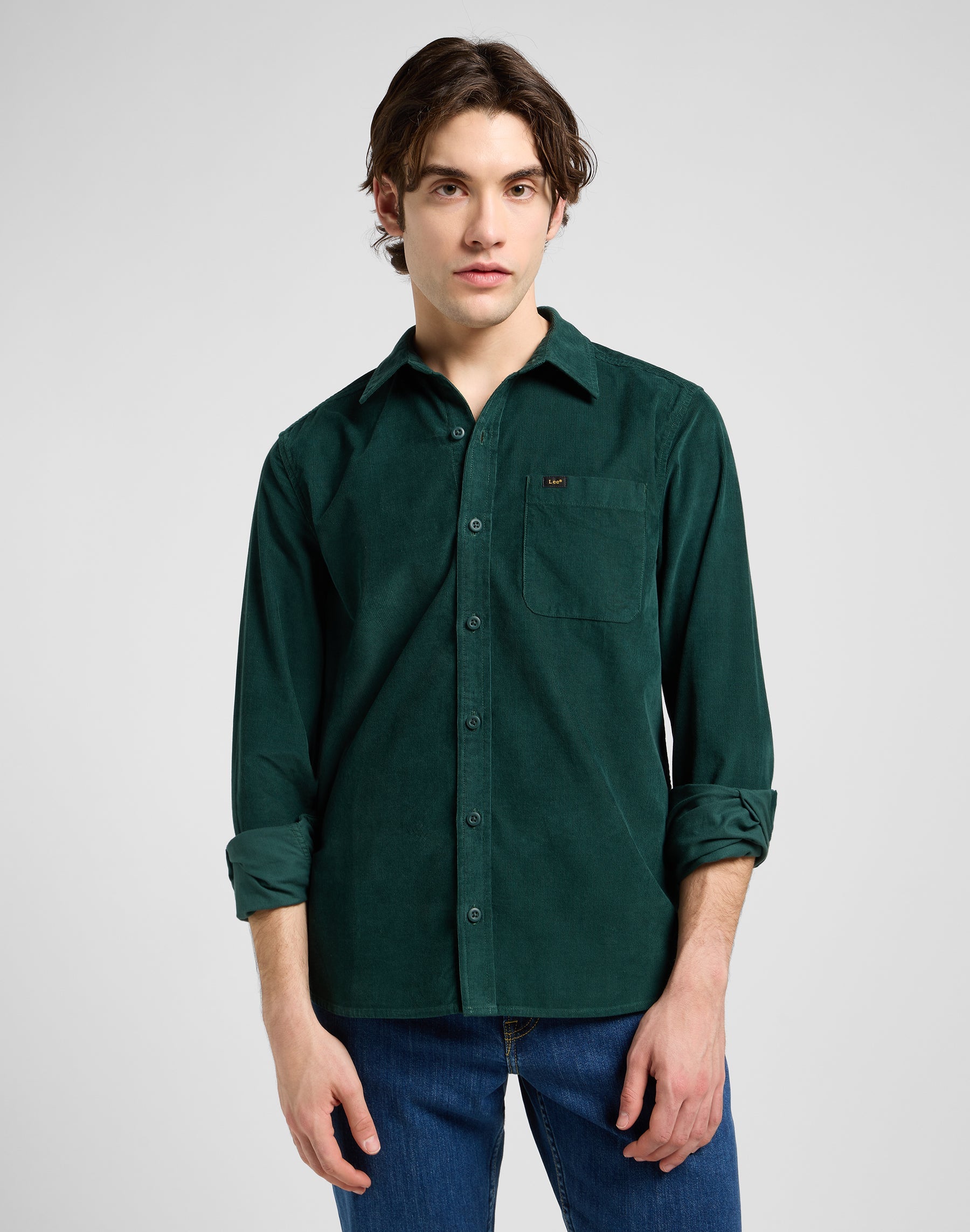 Leesure Shirt in Jade Forest Shirts Lee