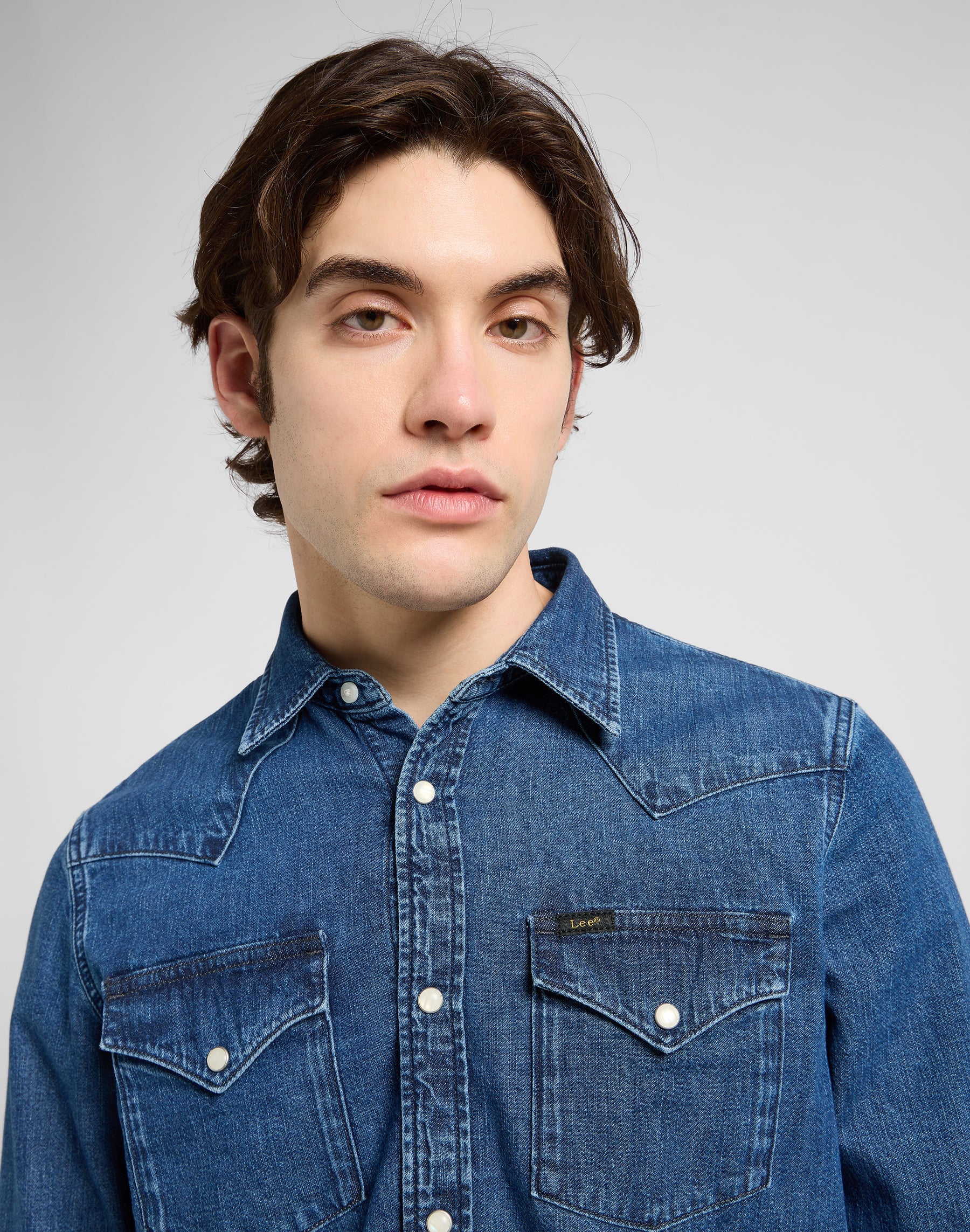 Regular Western shirt in Roaring Rapids