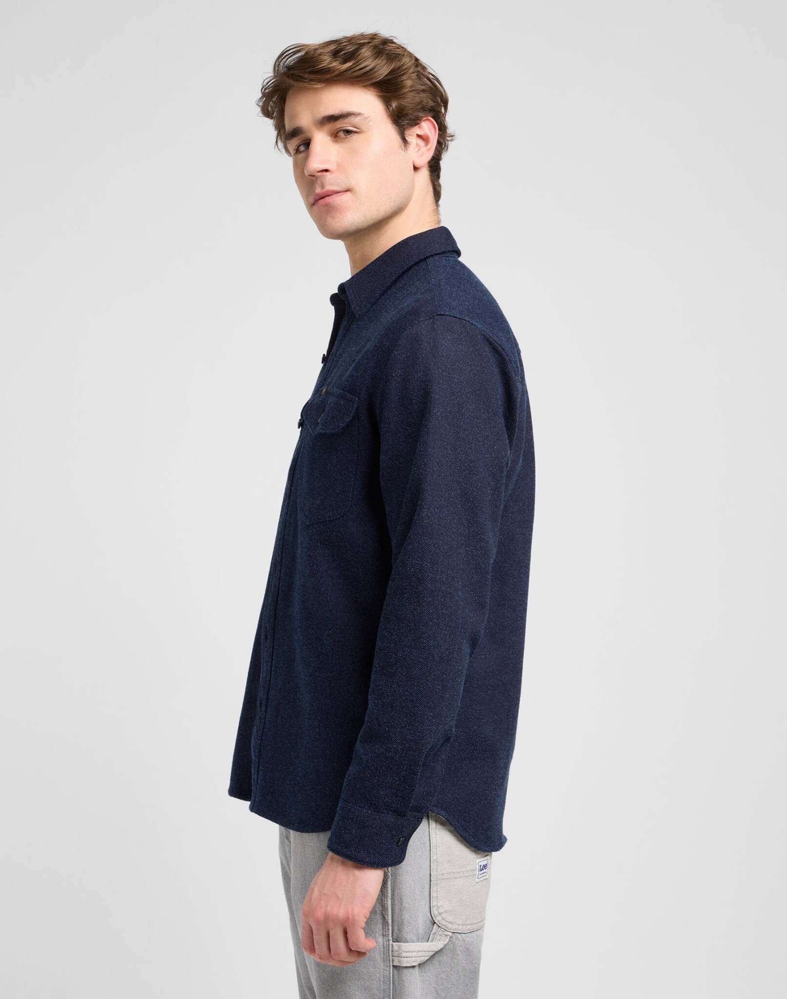 Workwear Shirt in Indigo Jaspe Shirts Lee