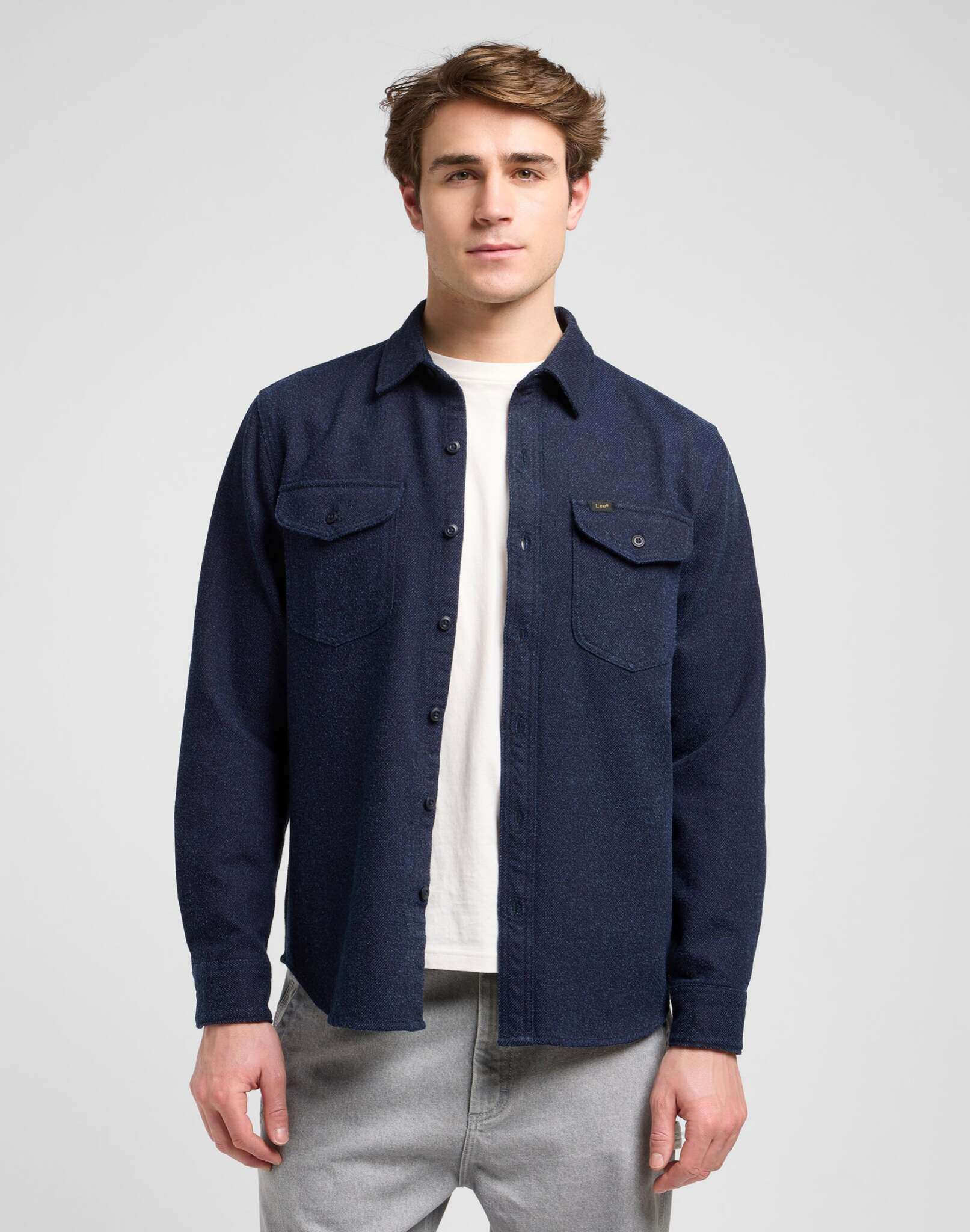 Workwear Shirt in Indigo Jaspe Shirts Lee