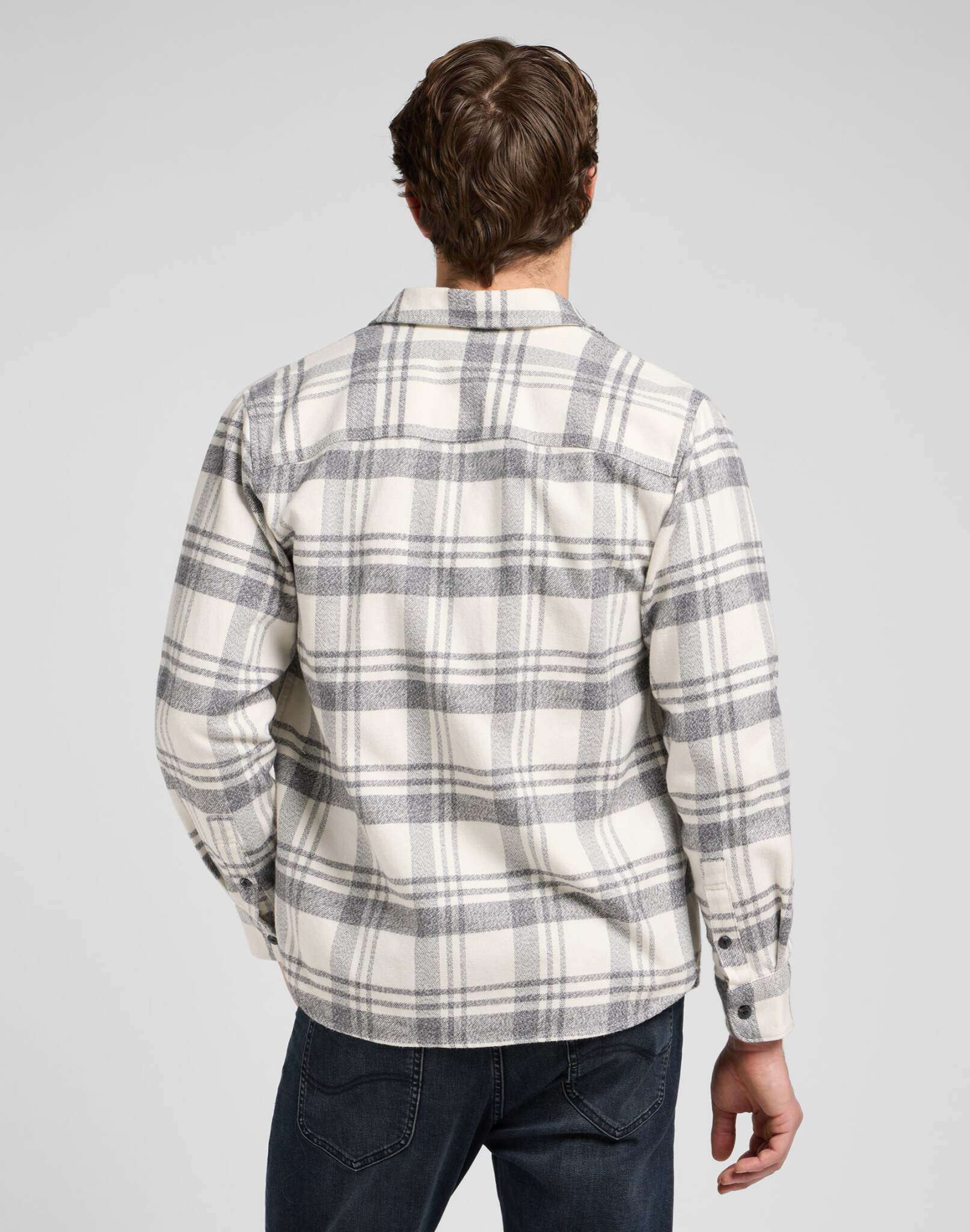Mercantile Shirt in Painter Gray Jaspe Plaid Shirts Lee