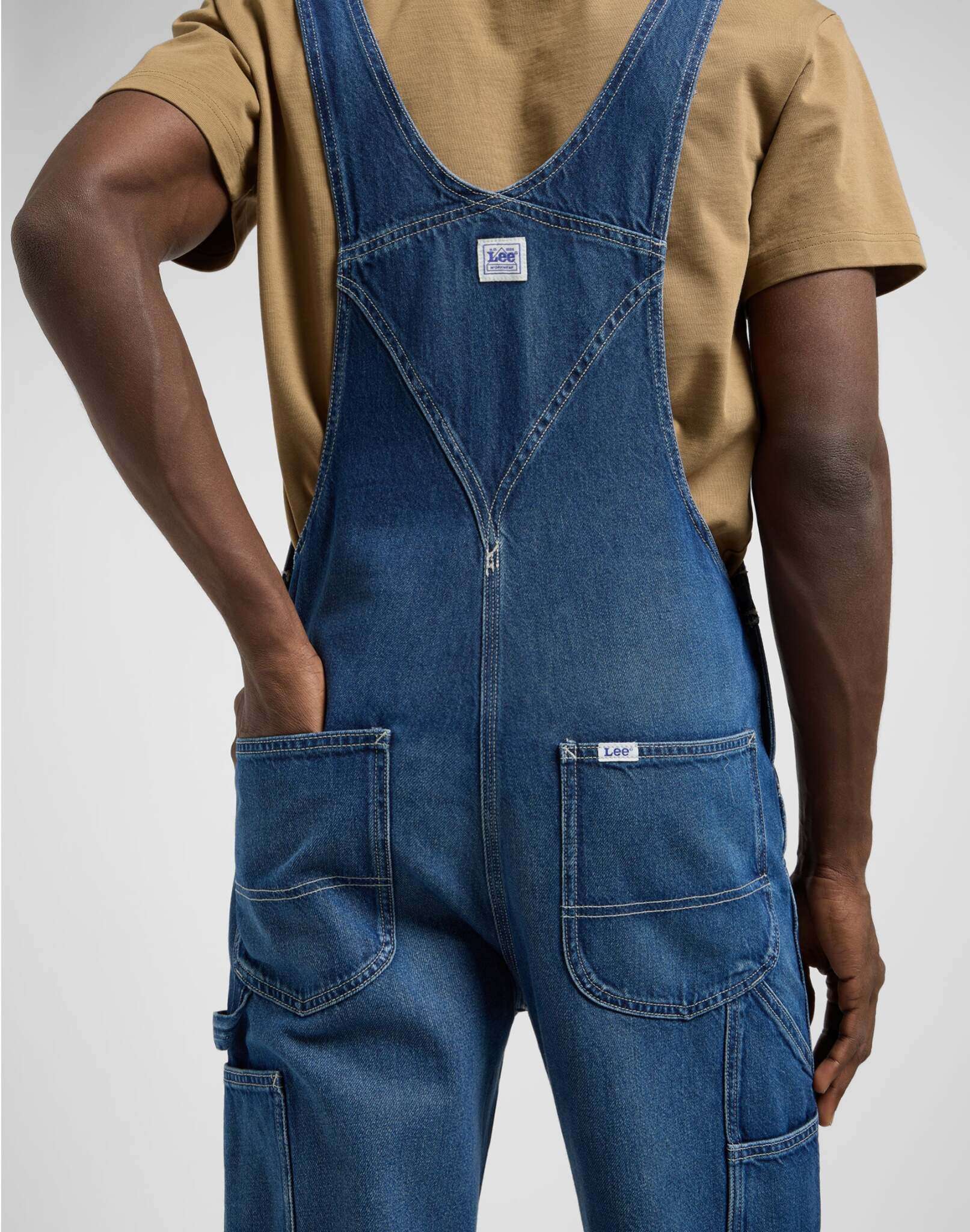 Lee Bib in Bash Indigo Overall Lee
