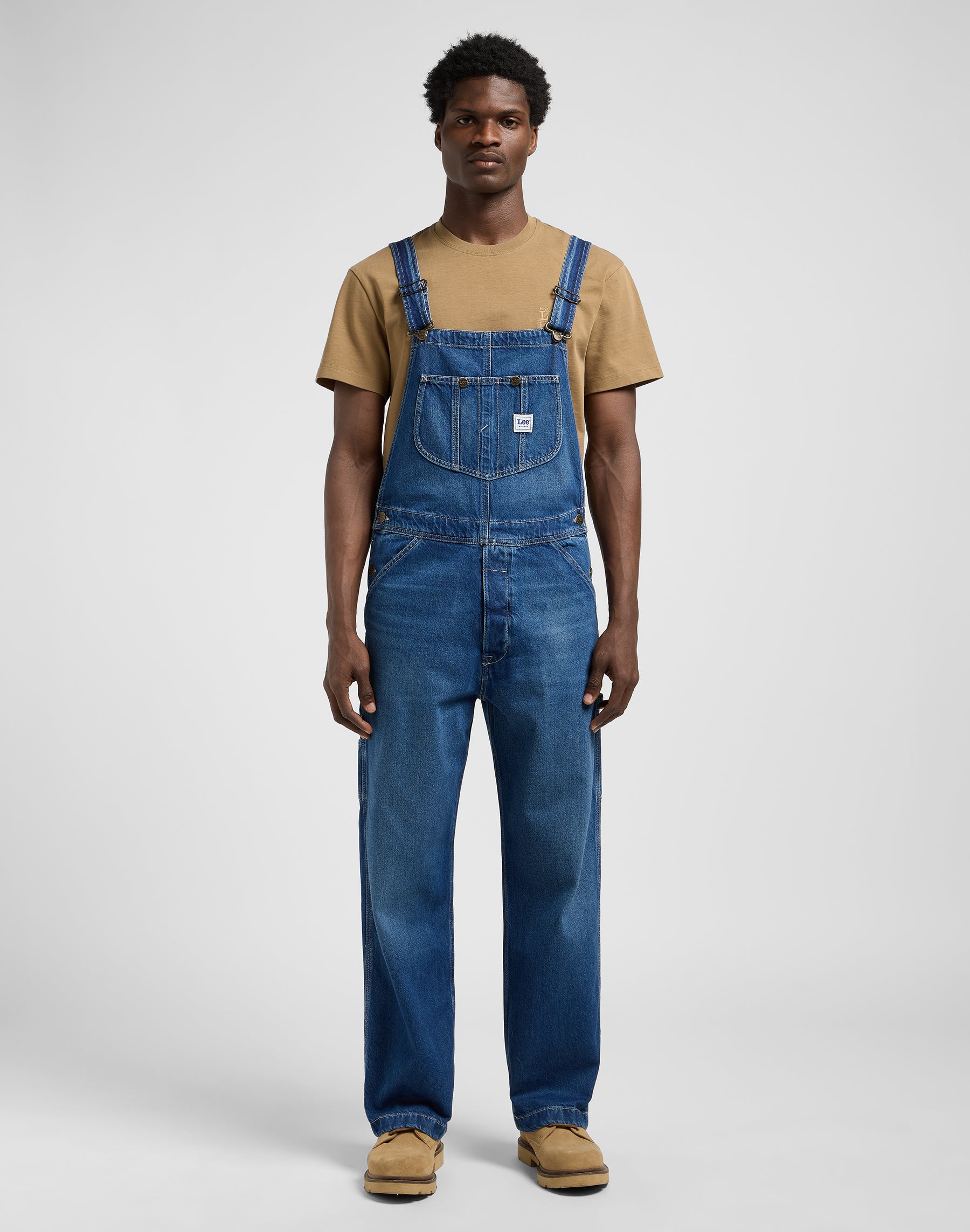 Lee Bib in Bash Indigo Overall Lee