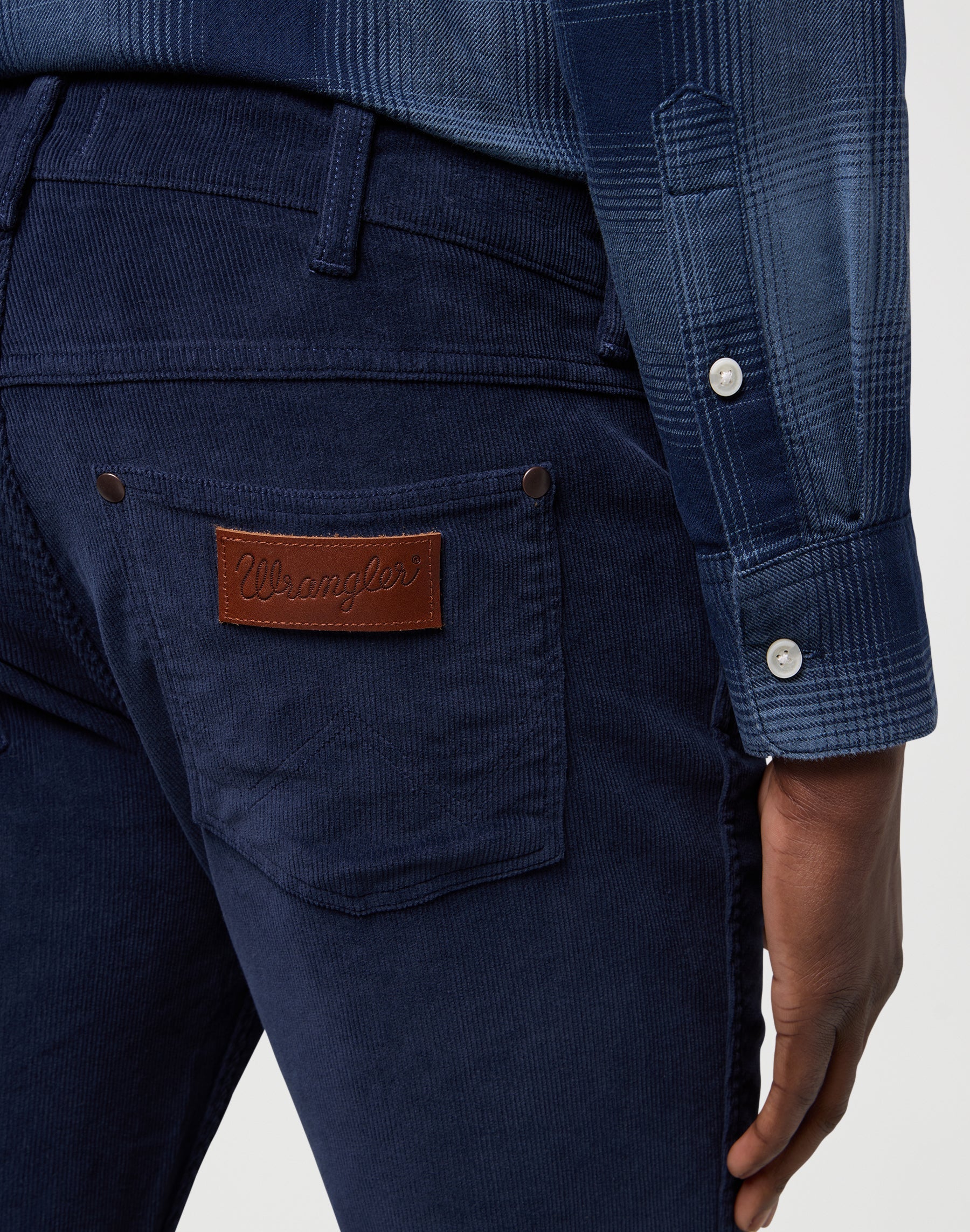 Greensboro in Mood Indigo Wrangler pants