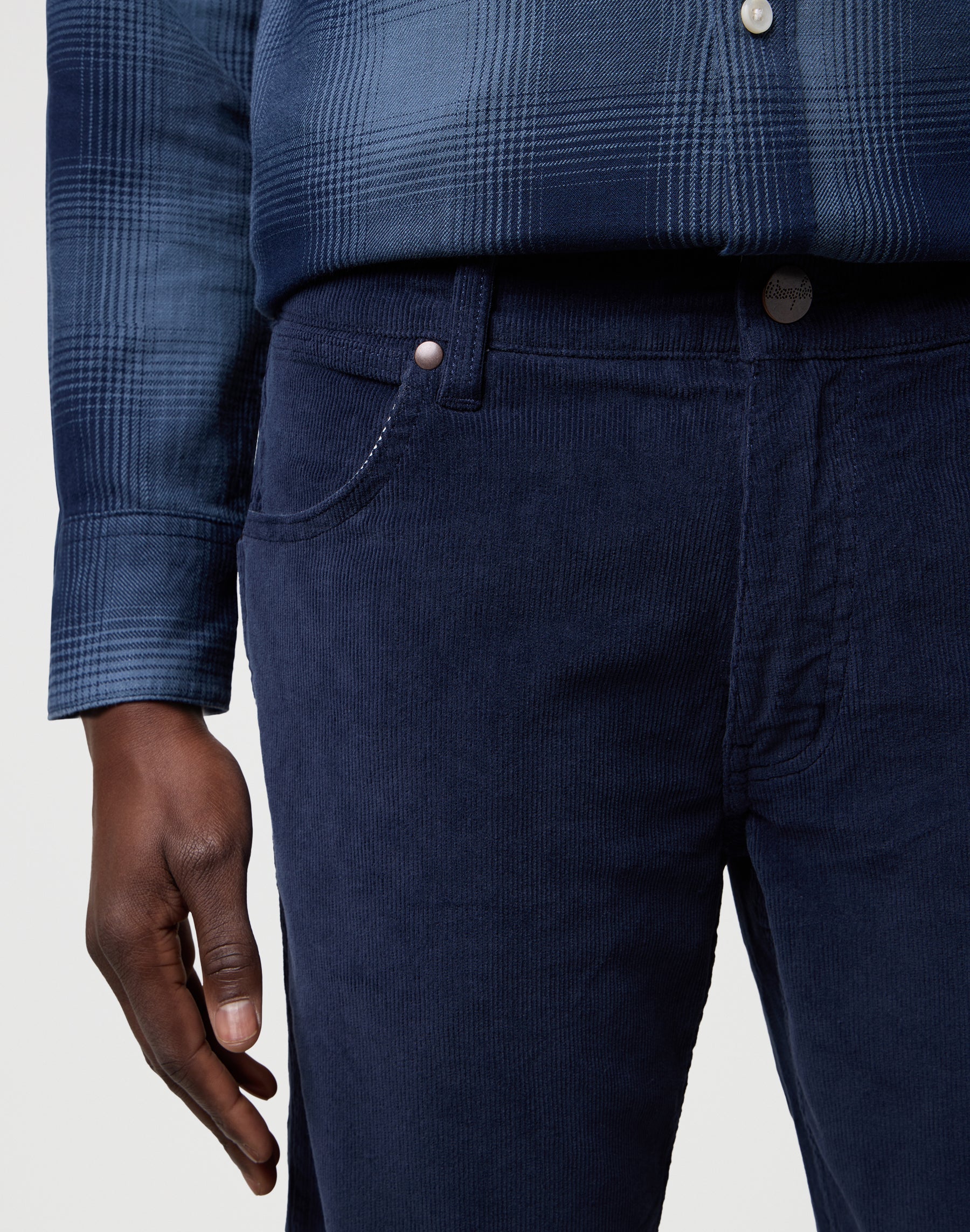 Greensboro in Mood Indigo Wrangler pants