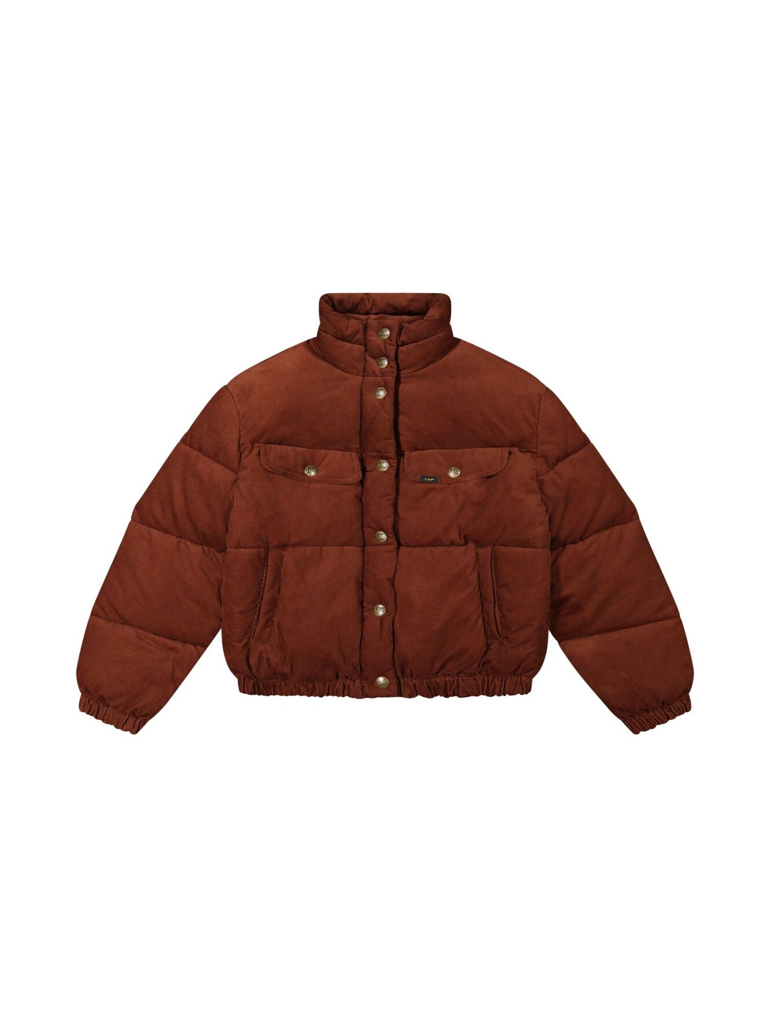 Rider Puffer Jacket in Luxe Brown