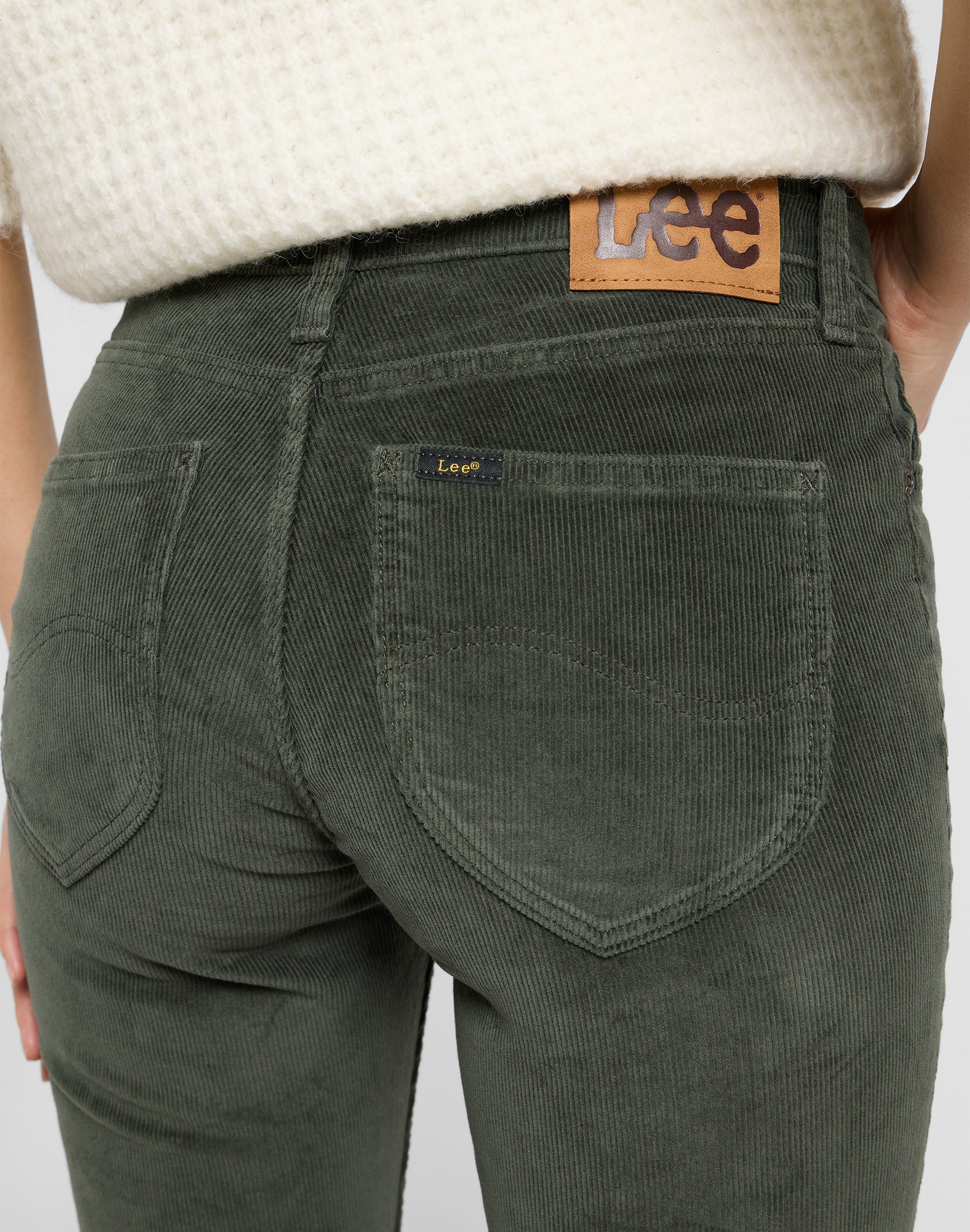 Marion in Olive Gray Pants Lee