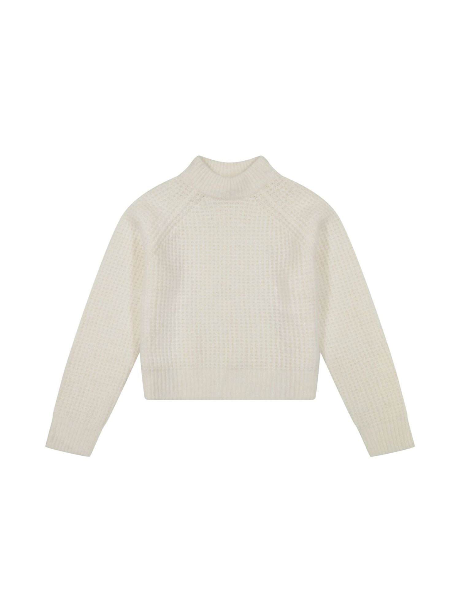 Knit sweater in ecru