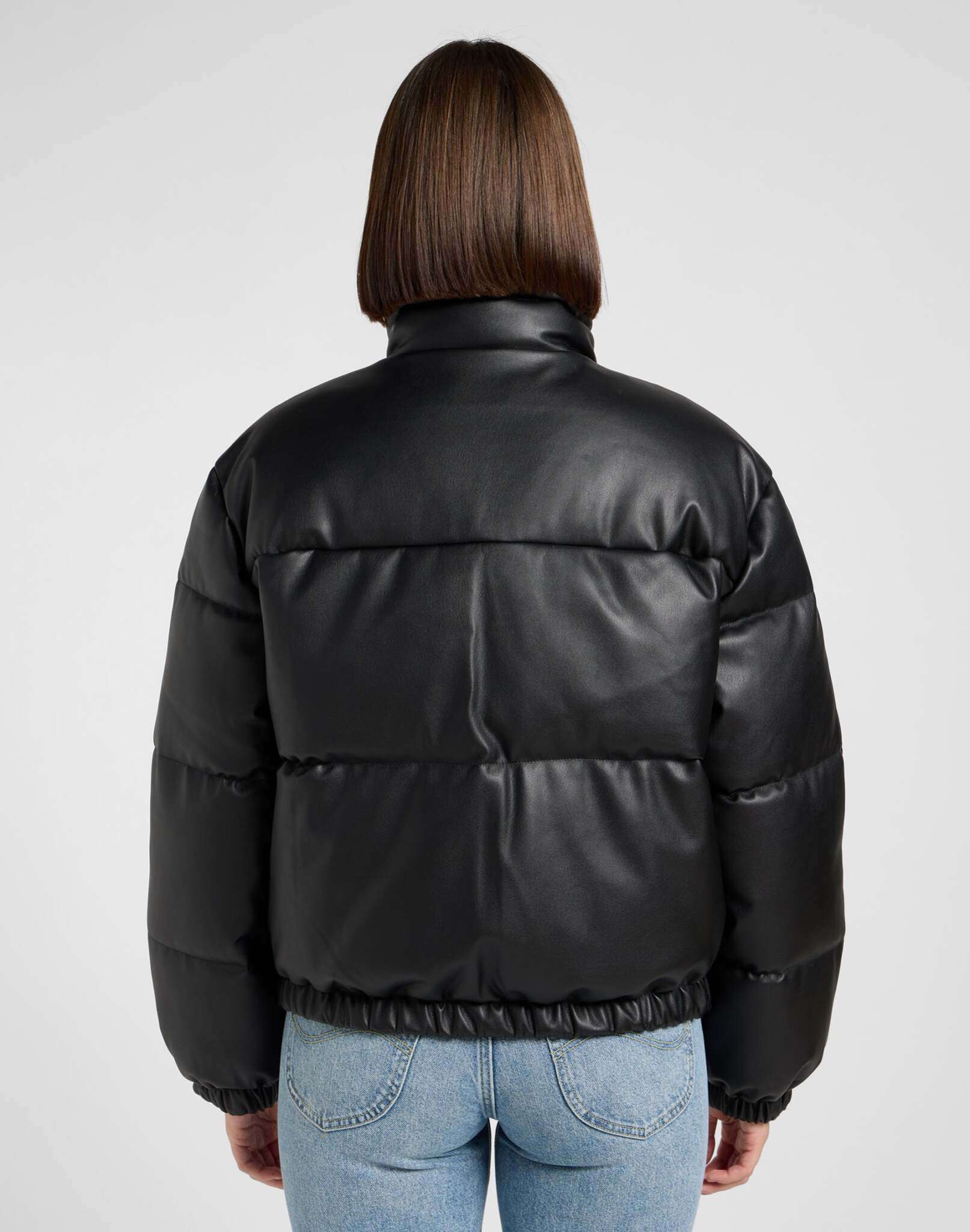 Rider Puffer Jacket in Unionall Black Jackets Lee