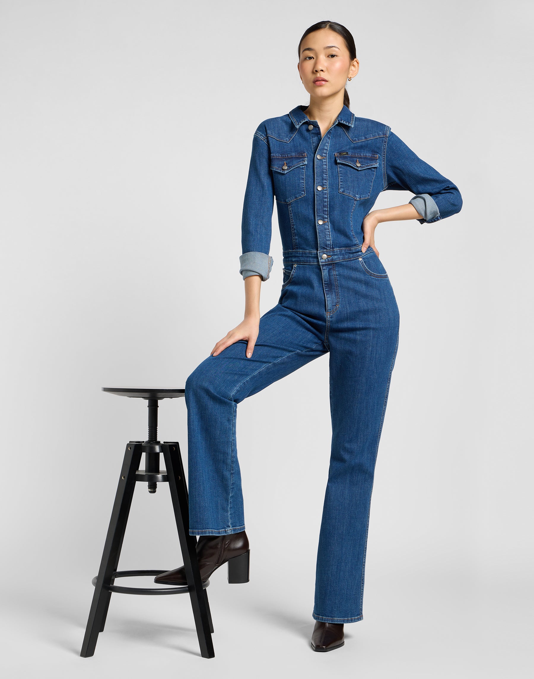 Western jumpsuit in Upstream Overall Lee