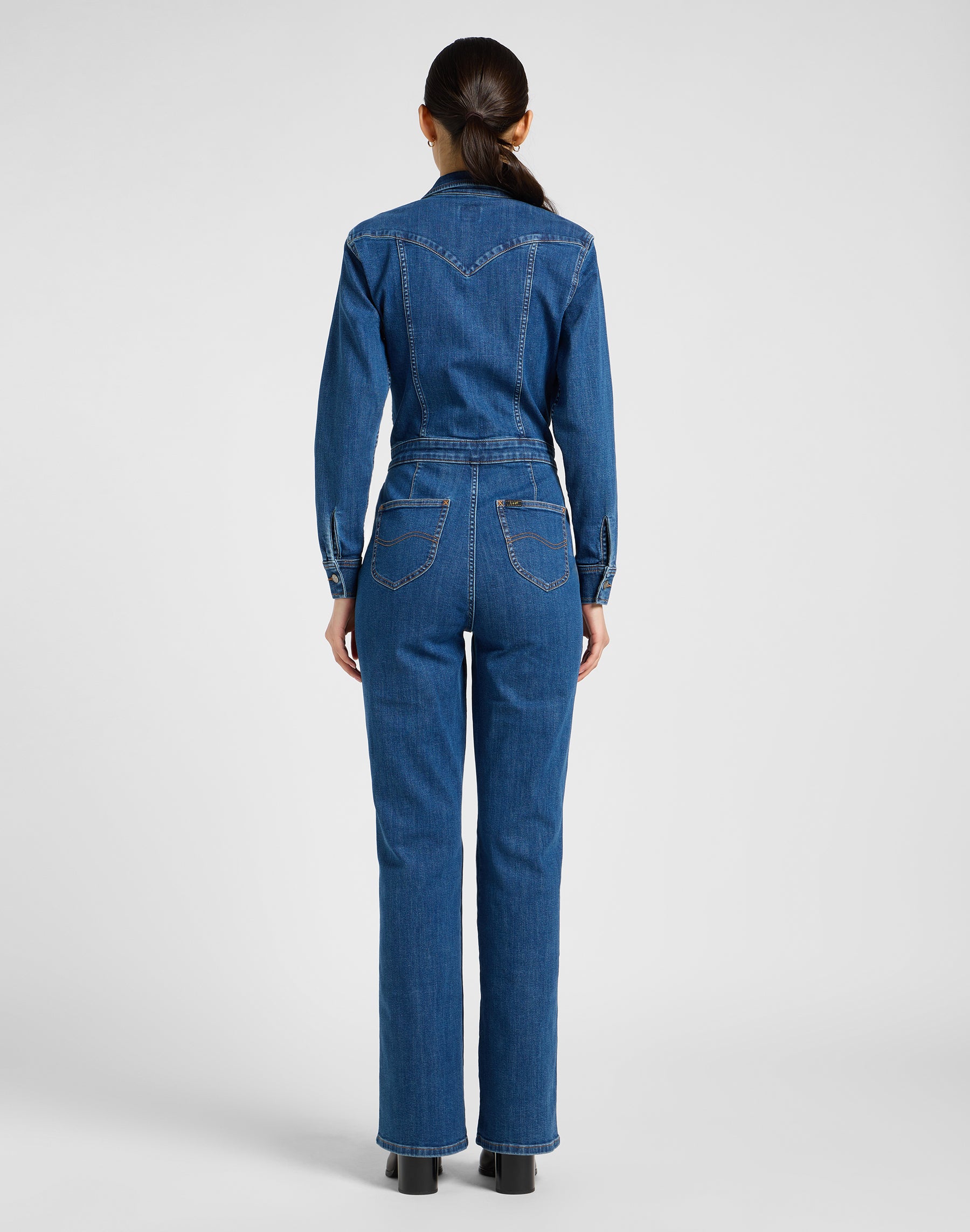 Western jumpsuit in Upstream Overall Lee
