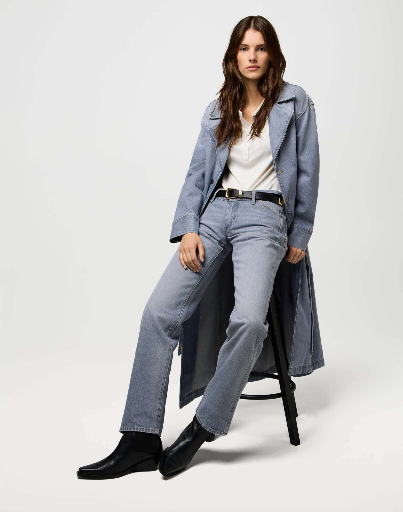 Low Rise Cowboy Jean in Haute Haze Jeans Wrangler