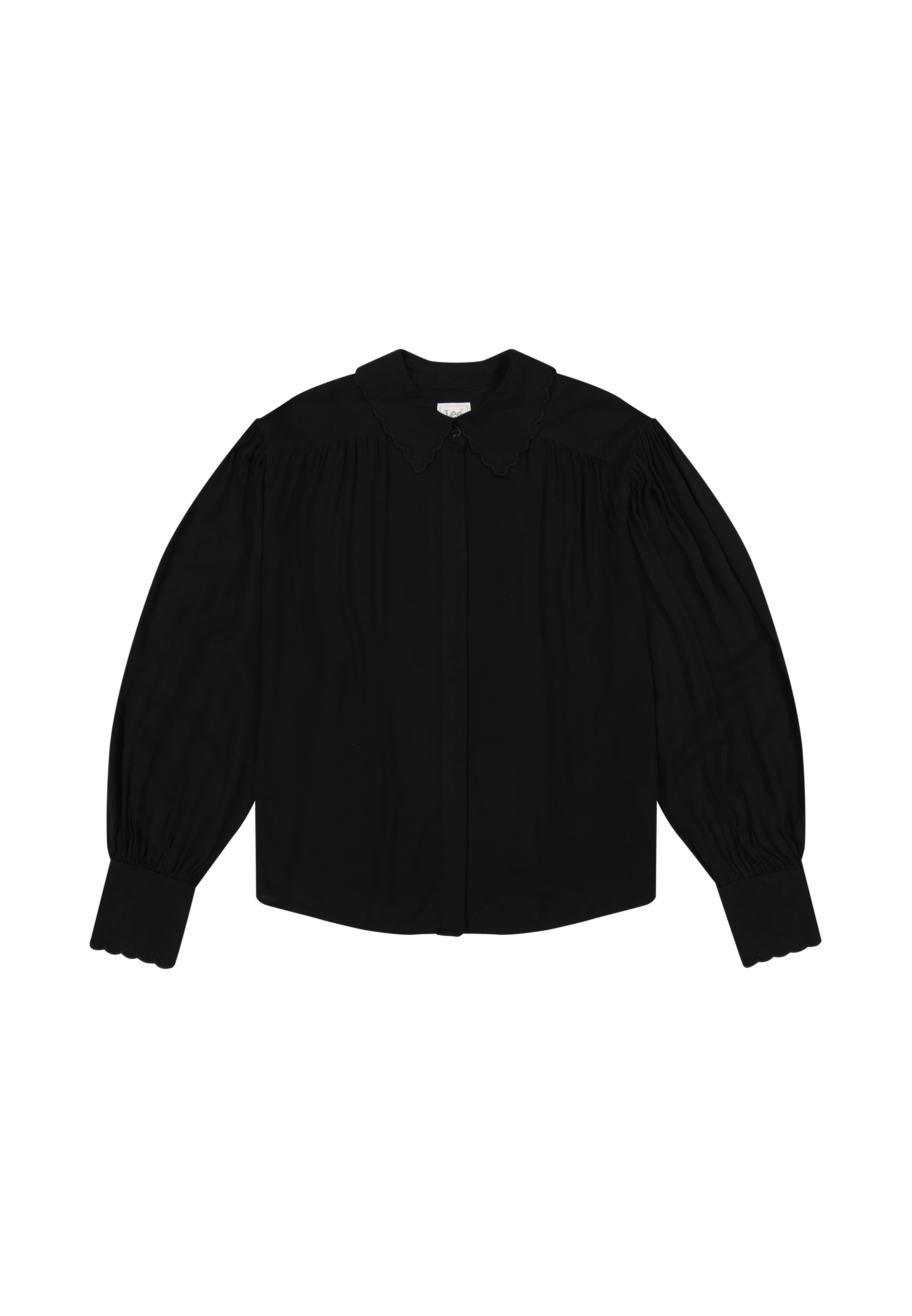 Statement Collar Shirt in Unionall Black