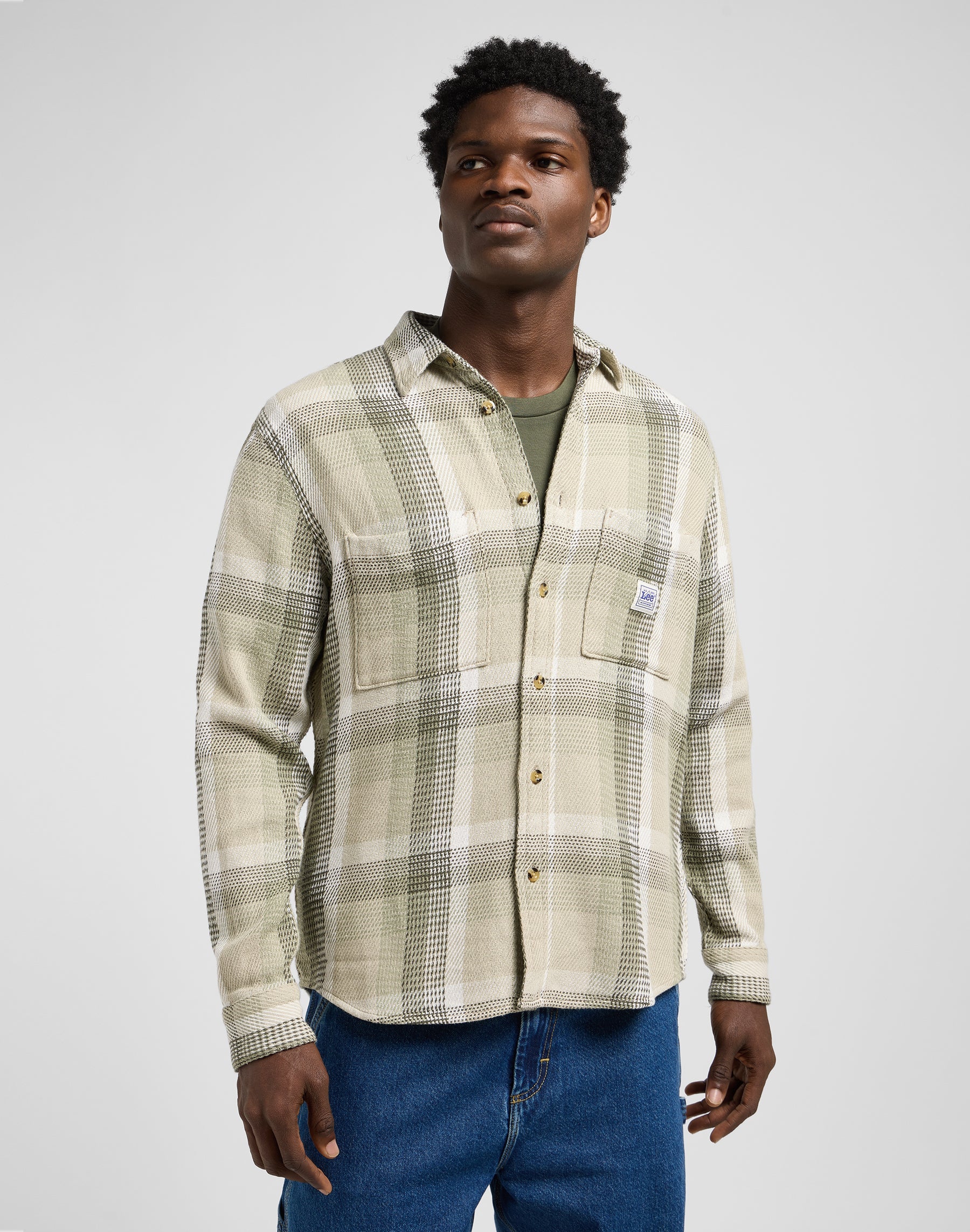 Workwear Shirt 2.0 in Oak Moss Plaid Shirts Lee