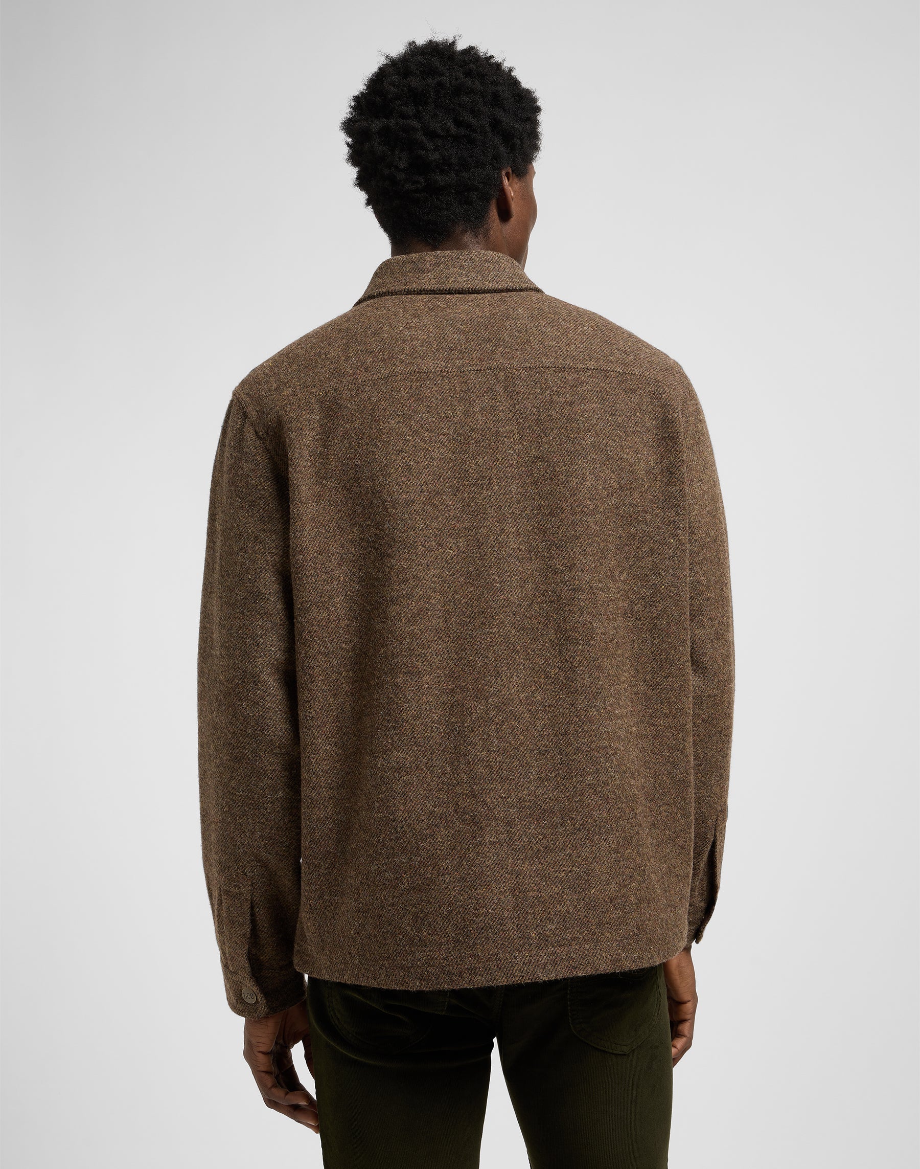 Overshirt in Brown Jaspe Shirts Lee