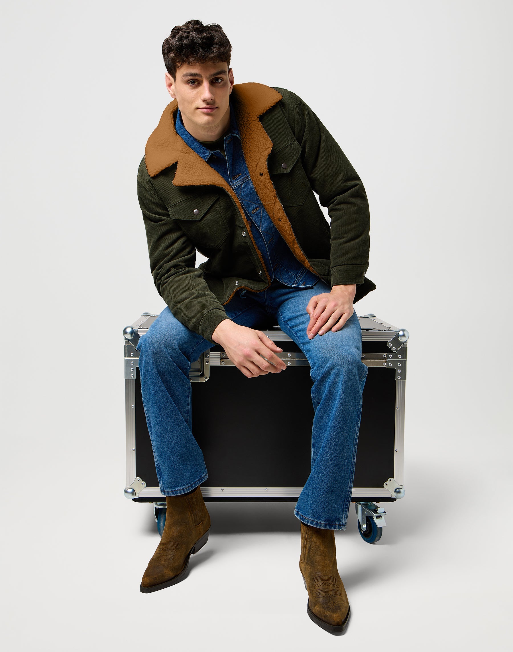 Wrange Coat in Forest Night Jackets Wrangler