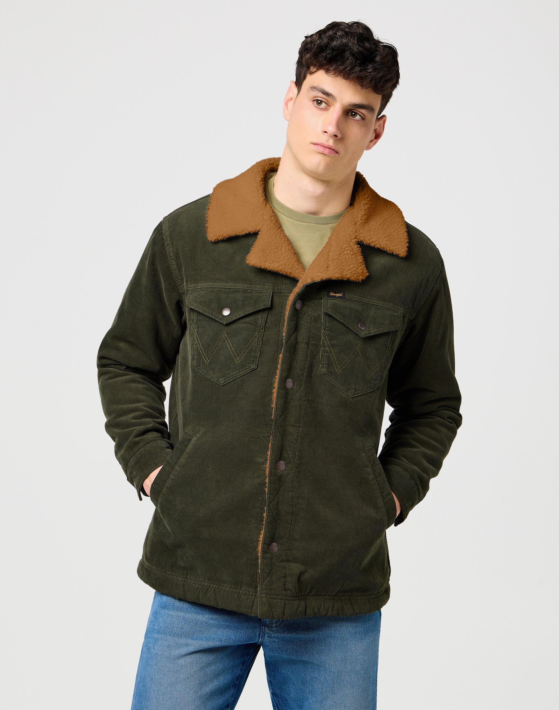 Wrange Coat in Forest Night Jackets Wrangler