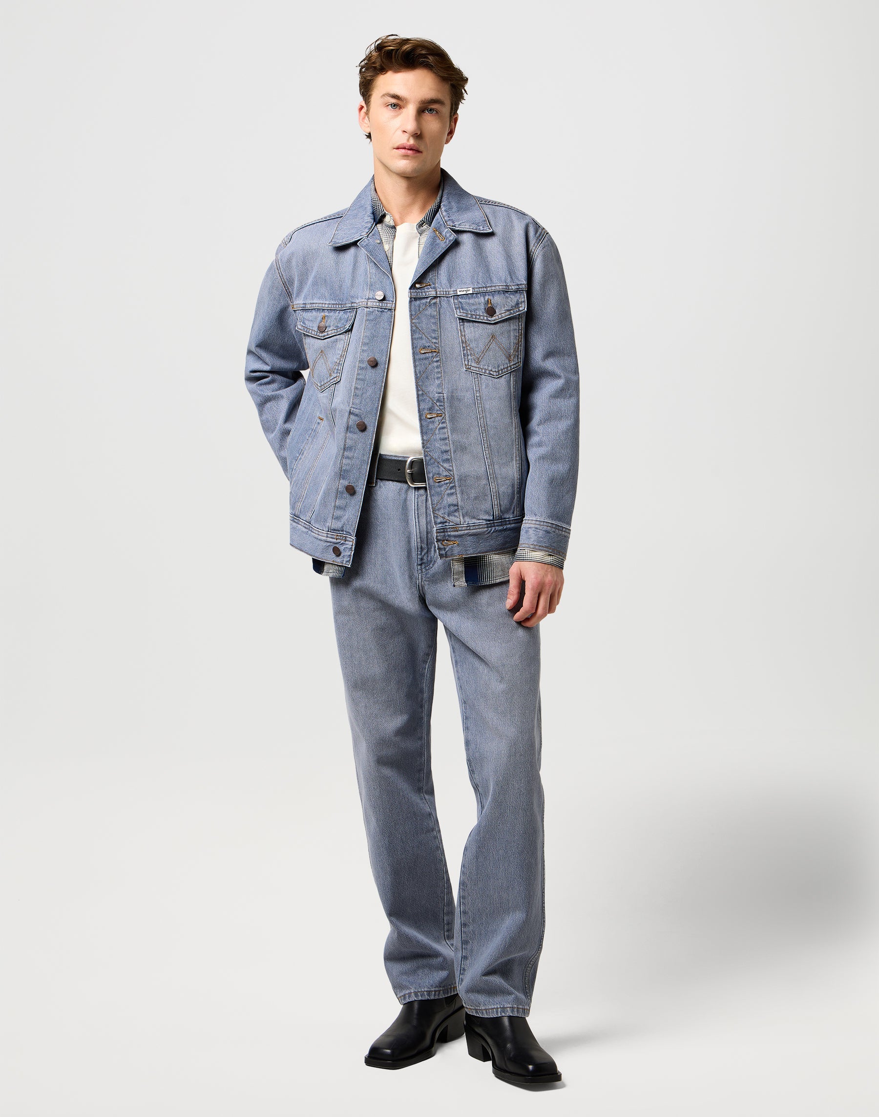 Anti Fit Jacket in Light Ice Jackets Wrangler