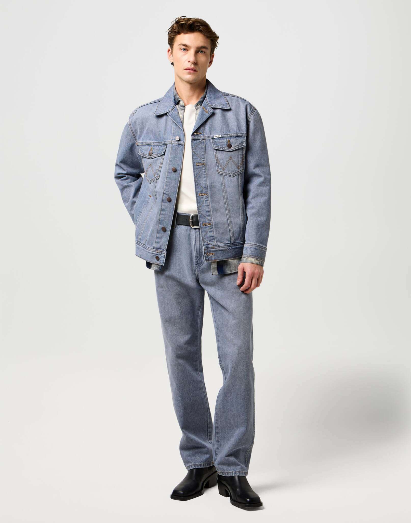 Anti Fit Jacket in Light Ice Jackets Wrangler