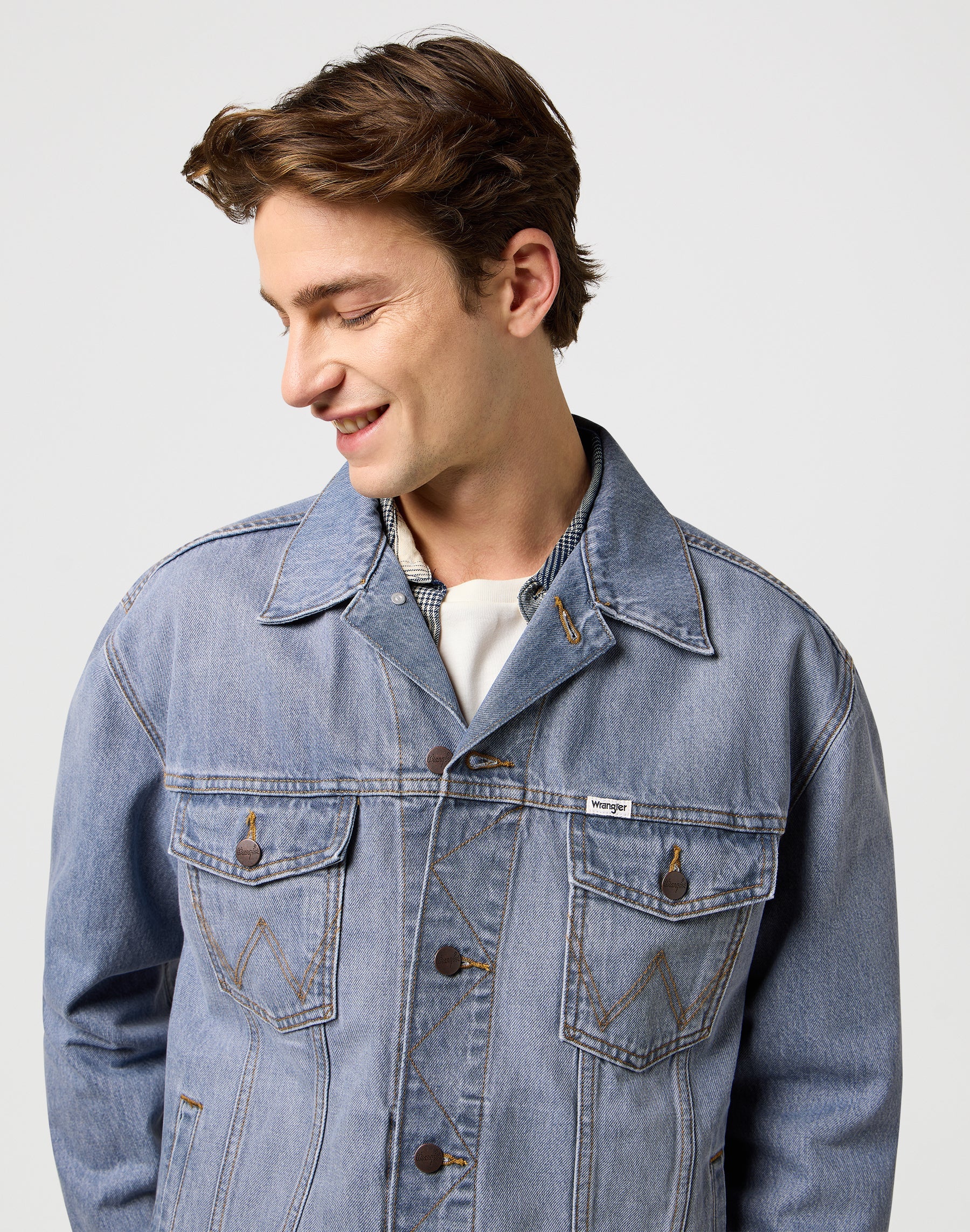 Anti Fit Jacket in Light Ice Jackets Wrangler