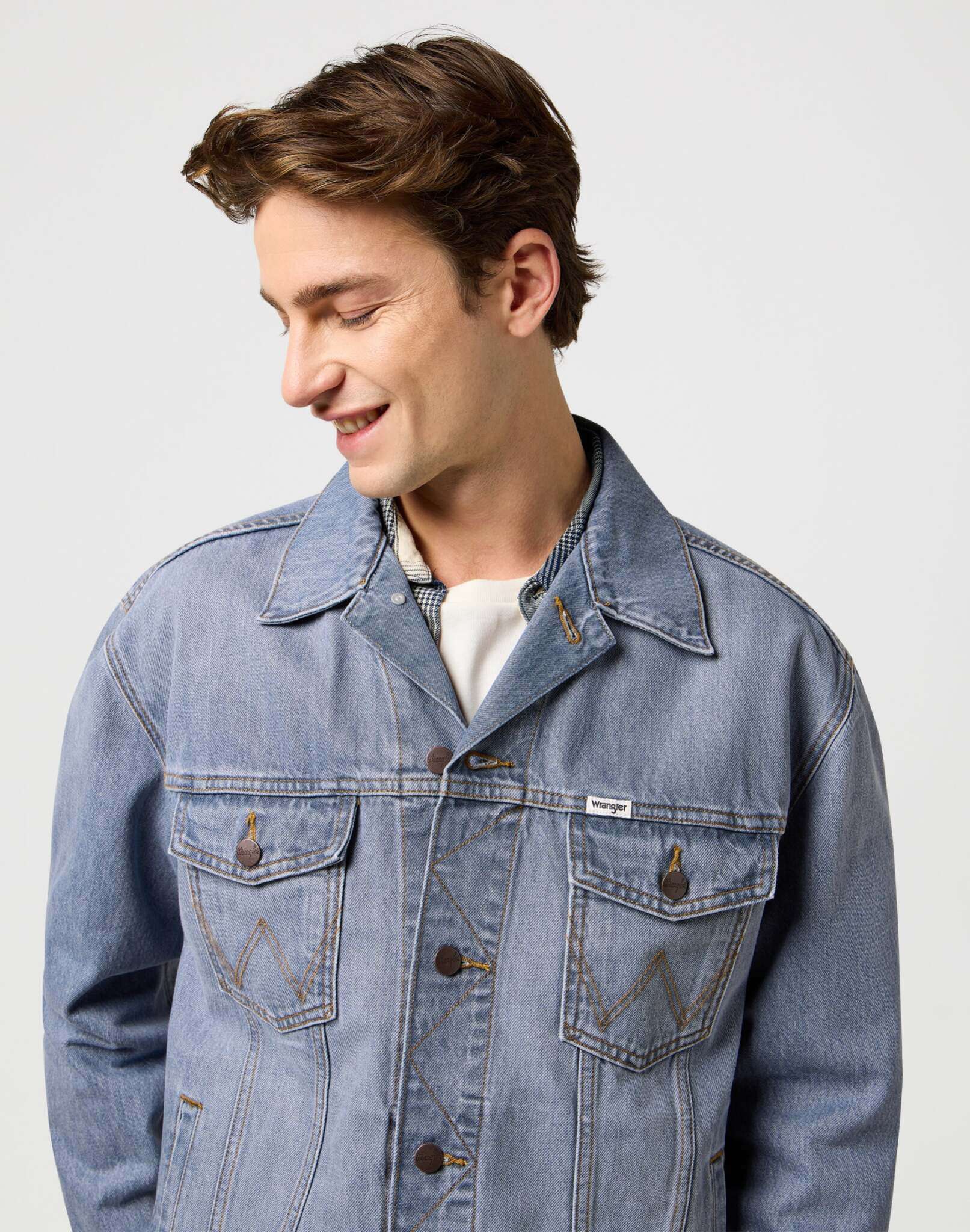 Anti Fit Jacket in Light Ice Jackets Wrangler