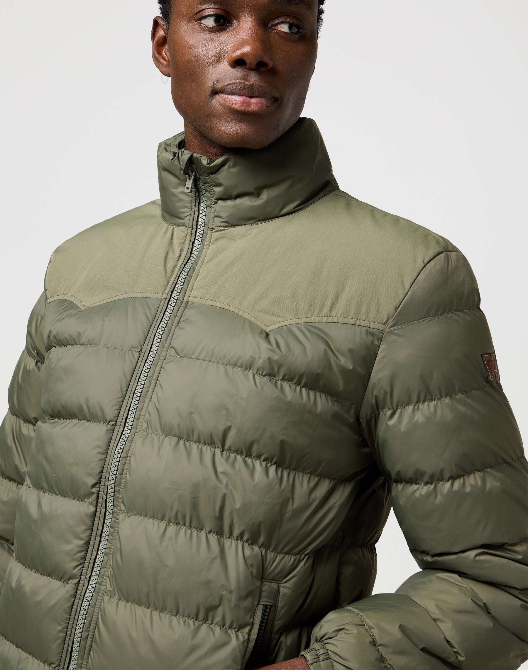 Packable Puffer in Dusty Olive Jackets Wrangler