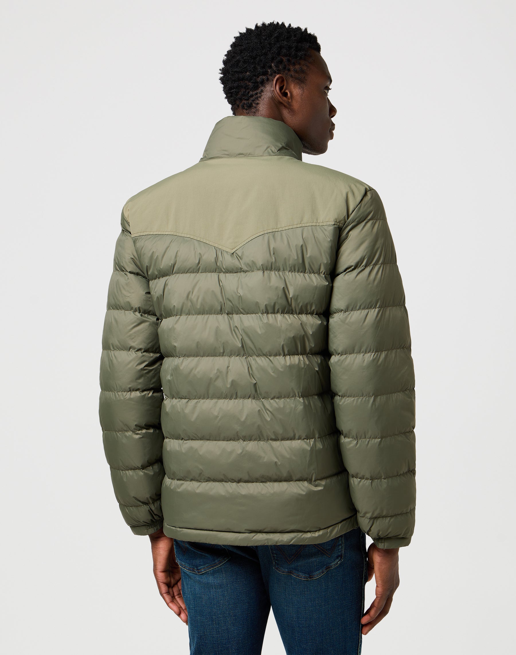 Packable Puffer in Dusty Olive Jackets Wrangler